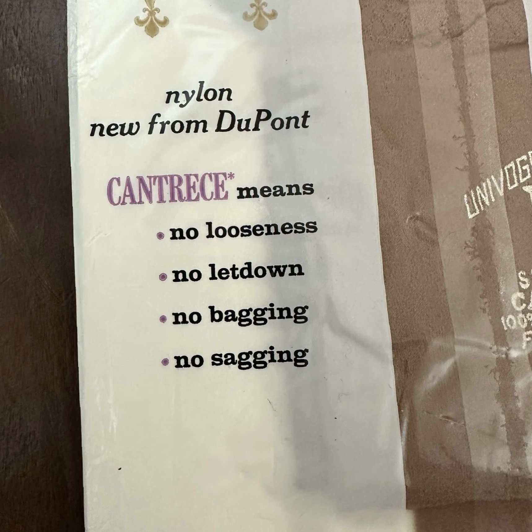 Vintage VINTAGE Cantrece Deluxe Seamless Sheer Stockings Brown 8-9 NEW Stockings Womens Size ONE SIZE - 6 Thumbnail