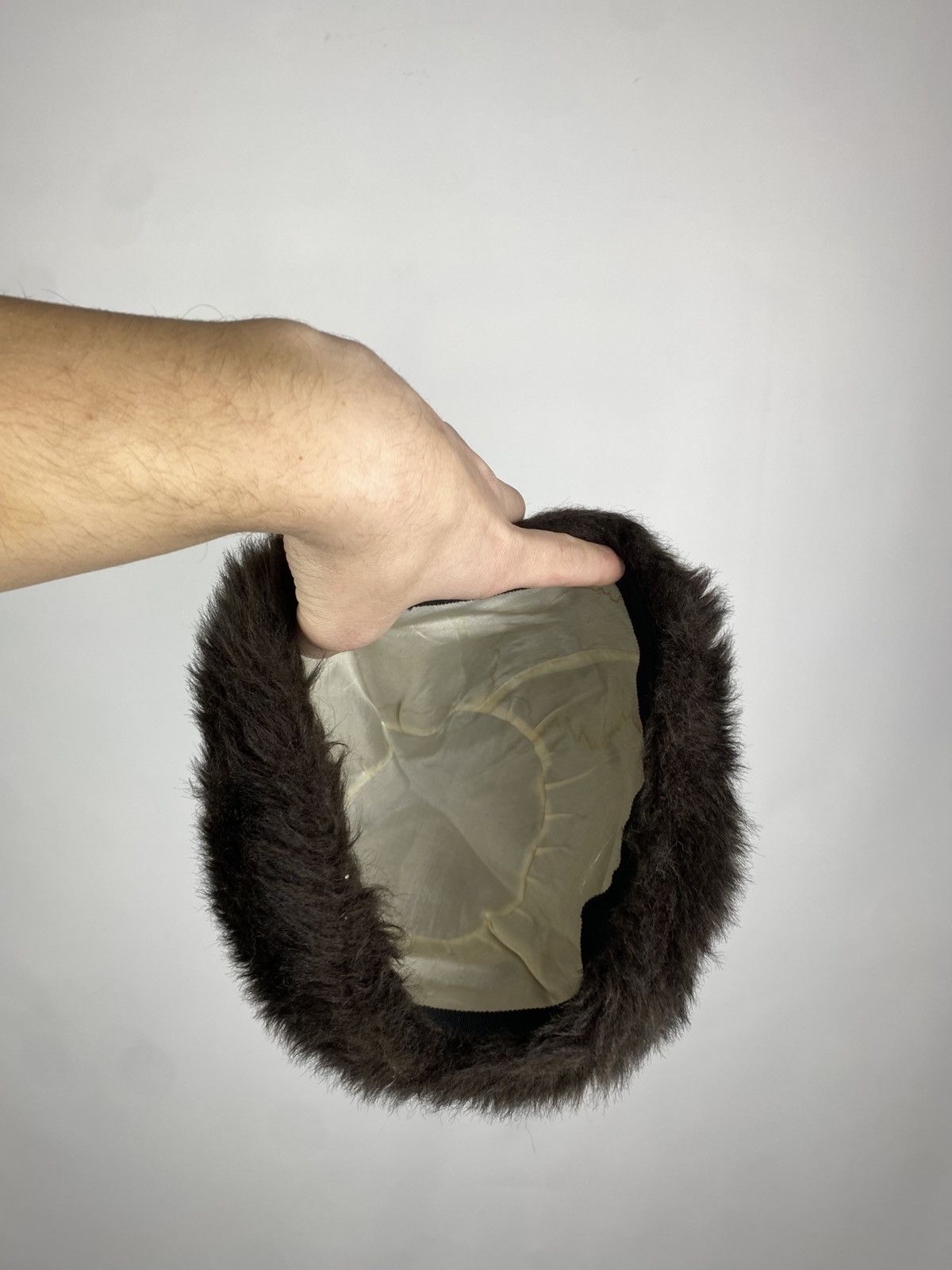 20471120 × Hysteric Glamour VNTG Y2K Japanese Style Boxy Fuzzy Mohair Ushanka Hat A8G Size ONE SIZE - 6 Thumbnail