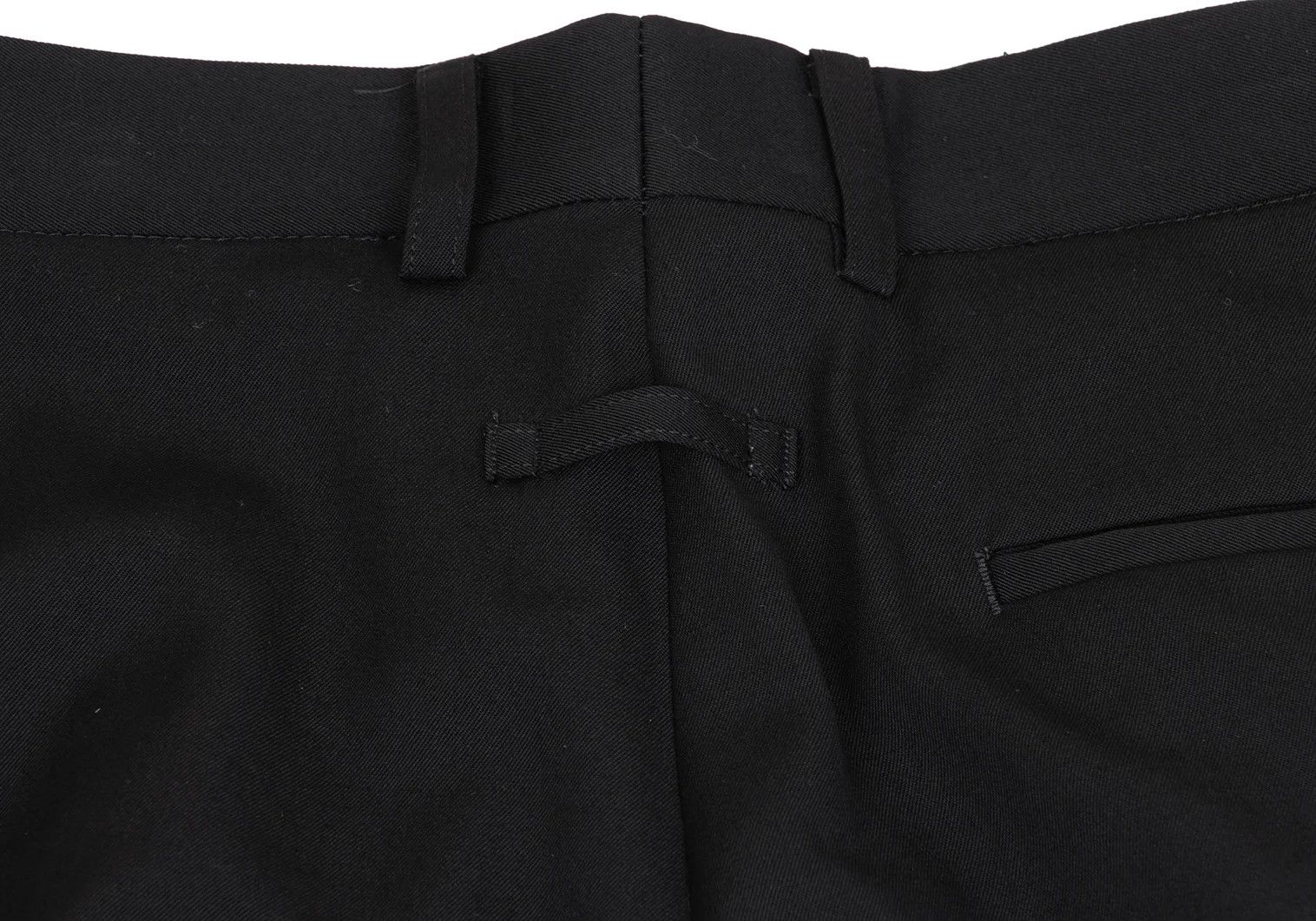 Jean Paul Gaultier Wool Gabardine Trousers in Black, Size 48 Size US 32 / EU 48 - 12 Thumbnail