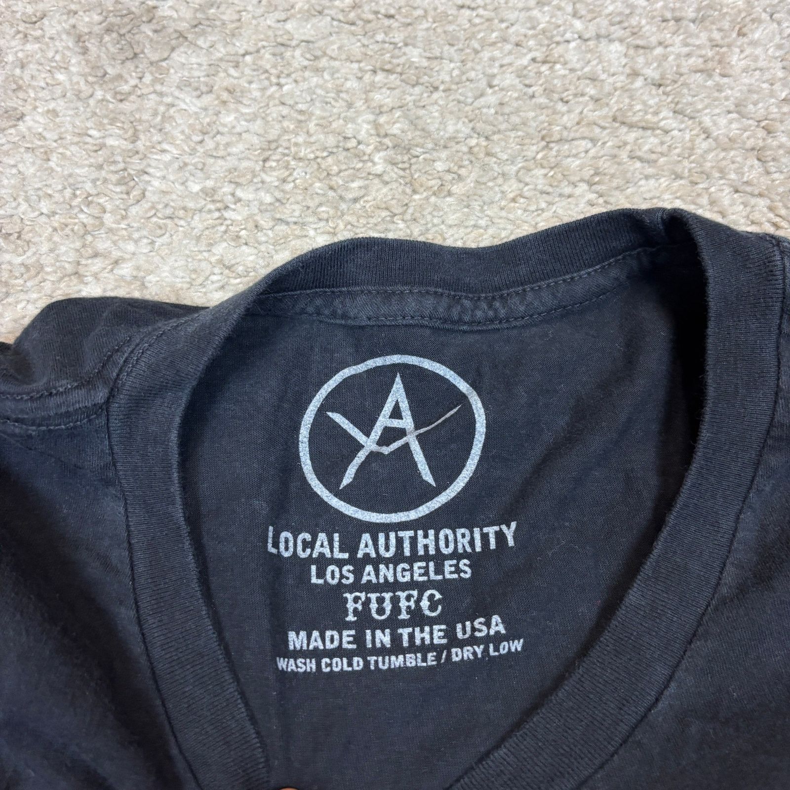 Local Authority Local Authority LA Slash Pocket Tee Shirt FUFC Men's 2XL Size US XXL / EU 58 / 5 - 6 Thumbnail