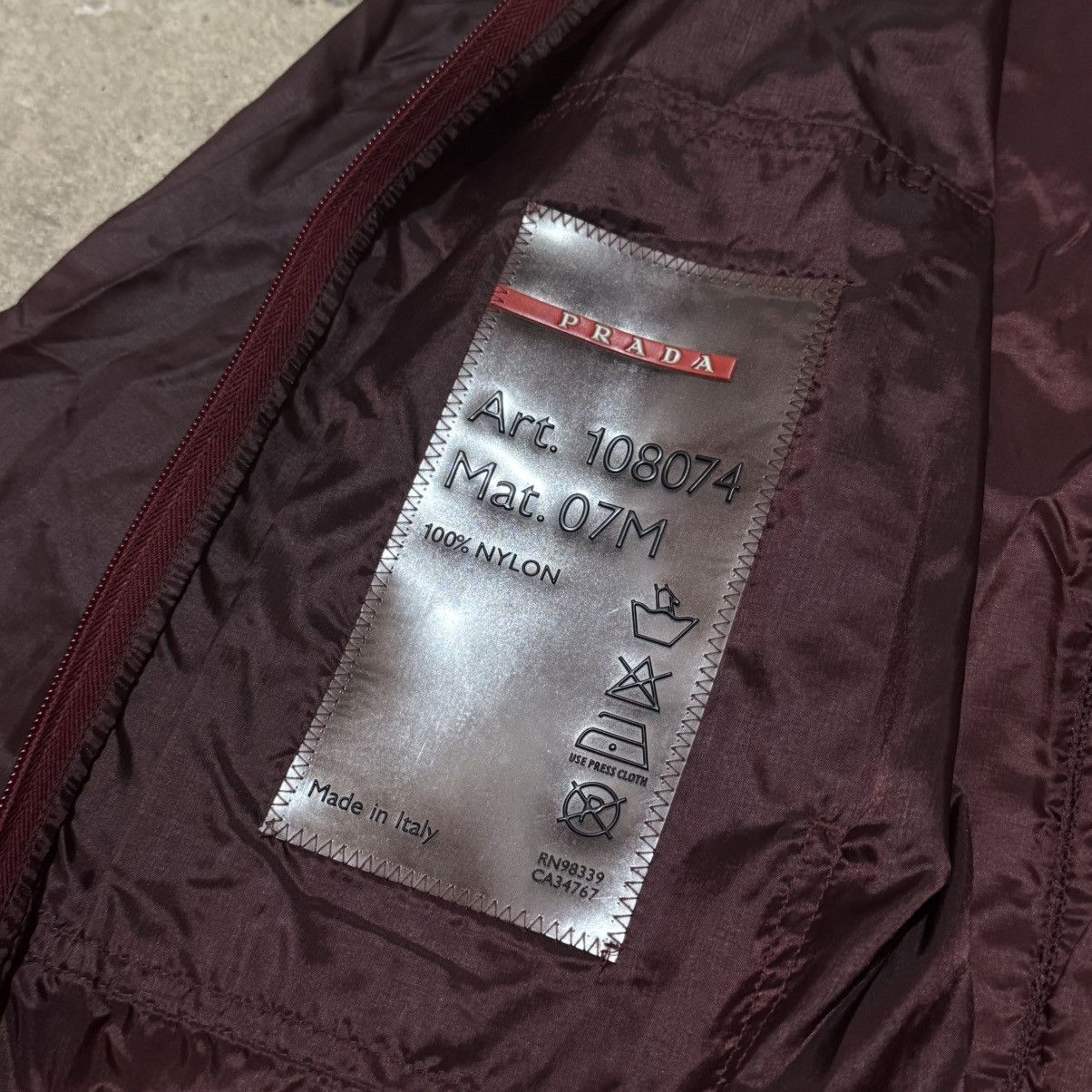 Prada × Vintage Vintage SS99 runway transparent Prada sport windbreaker Size US XS / EU 42 / 0 - 8 Thumbnail