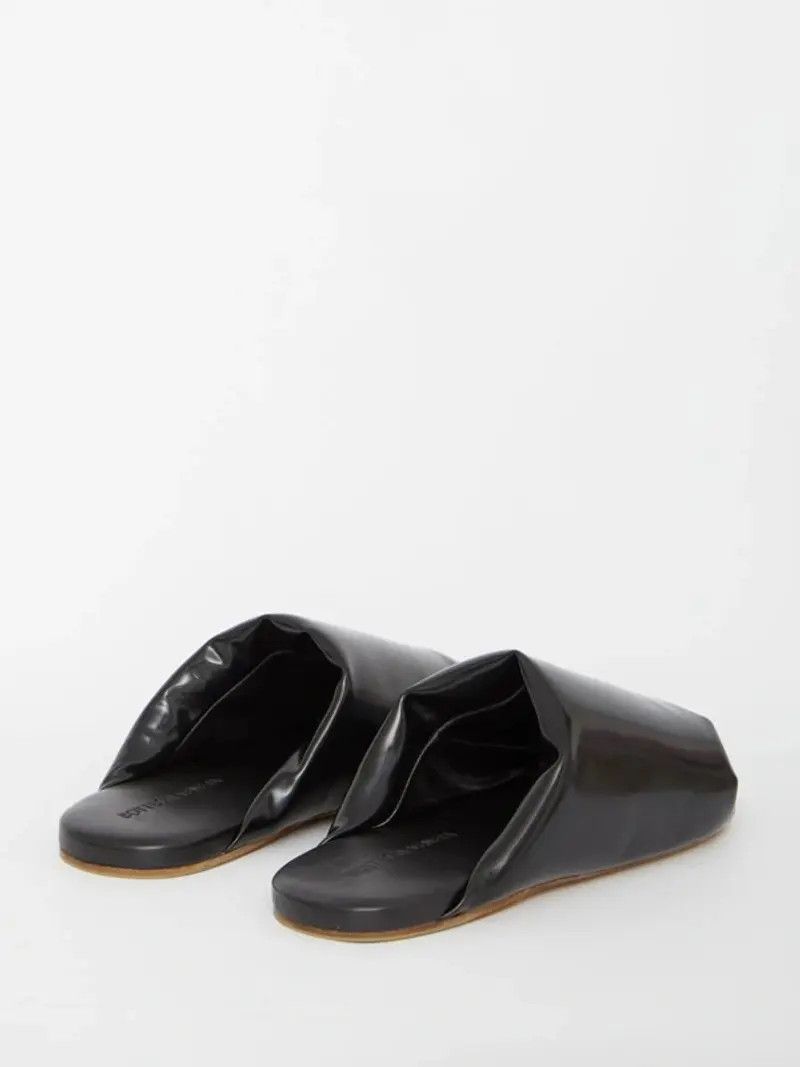 Bottega Veneta o1n1vont0824 Cushion Mule in Black Size US 5.5 / EU 38 - 3 Thumbnail