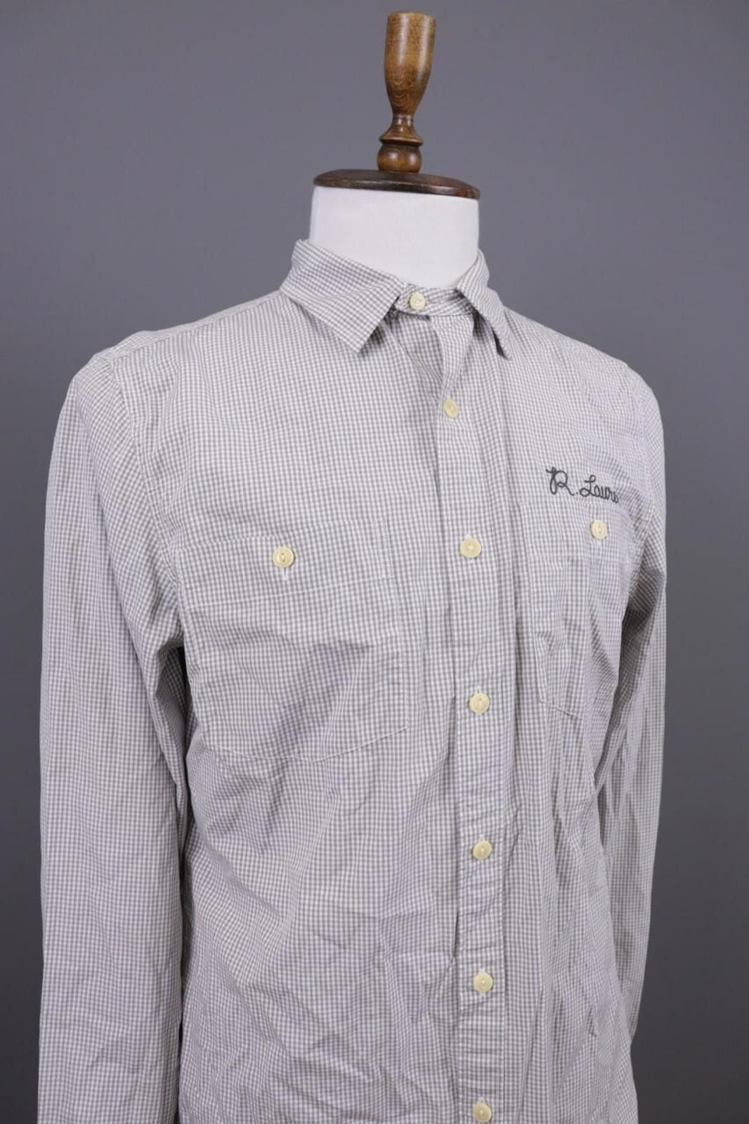 Polo Ralph Lauren Polo Jeans Company Ralph Lauren Gray Check Shirt Size L Size US L / EU 52-54 / 3 - 6 Thumbnail