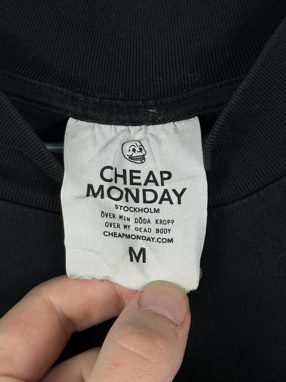 Cheap Monday × Japanese Brand Avantgarde Over My Dead Body Long Sleeve T Shirt Size US M / EU 48-50 / 2 - 6 Thumbnail