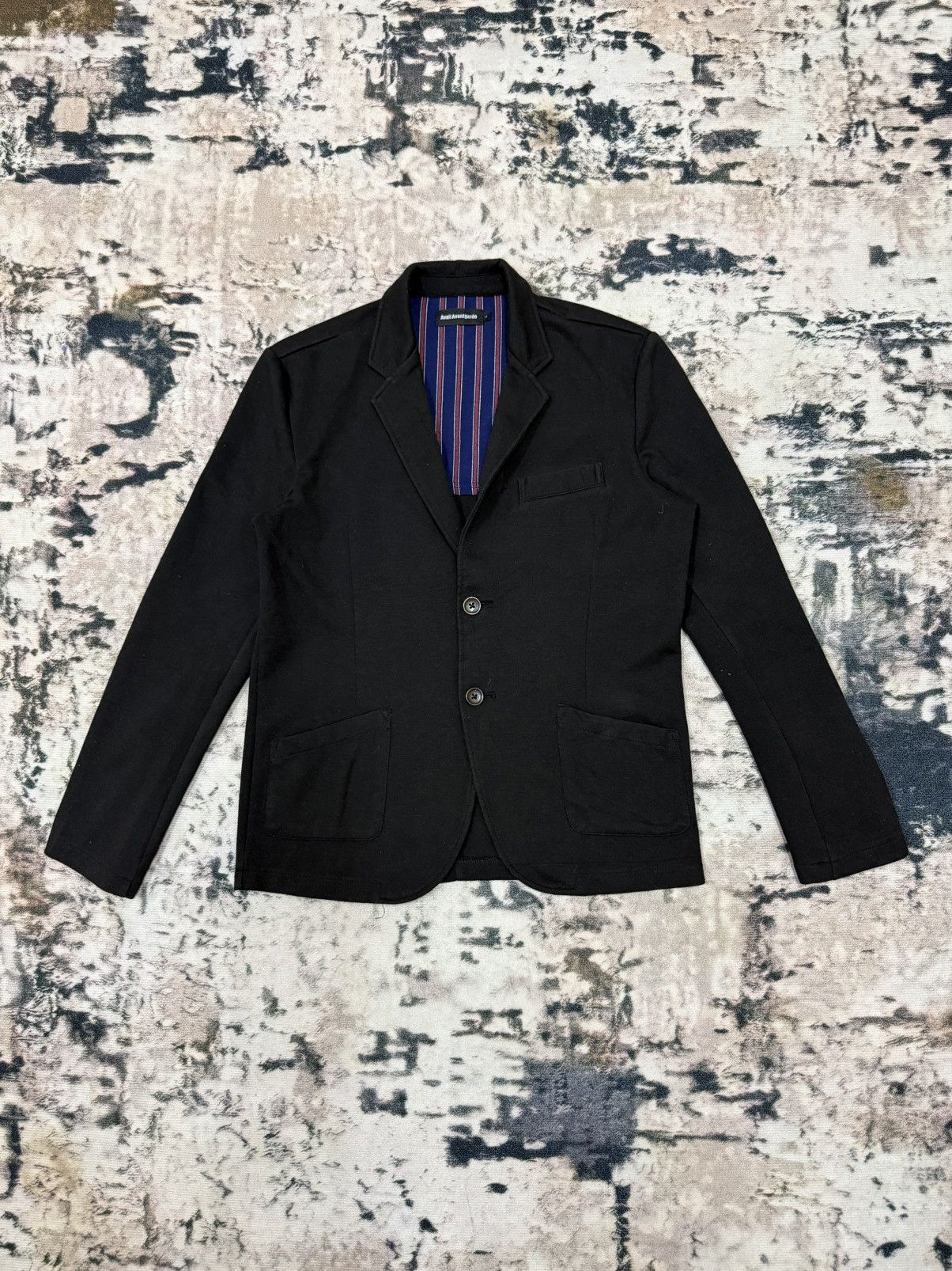 Japanese Brand Avail AvantGarde Casual Blazers Jacket Double Blend Size 38S - 3 Thumbnail
