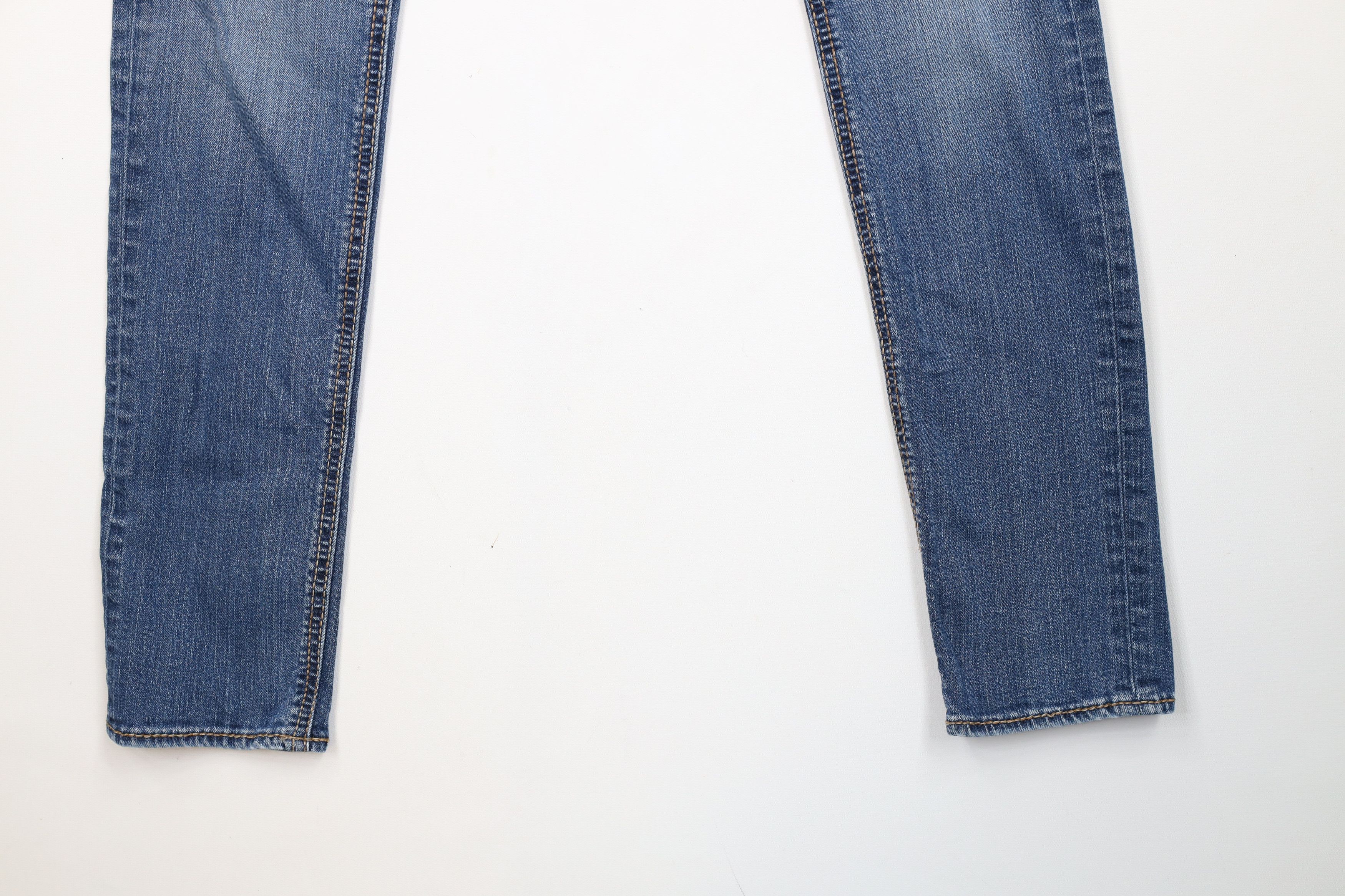 Vintage Buckle BKE Stretch Thick Stitch Skinny Leg Denim Jeans Size 28" / US 6 / IT 42 - 4 Thumbnail