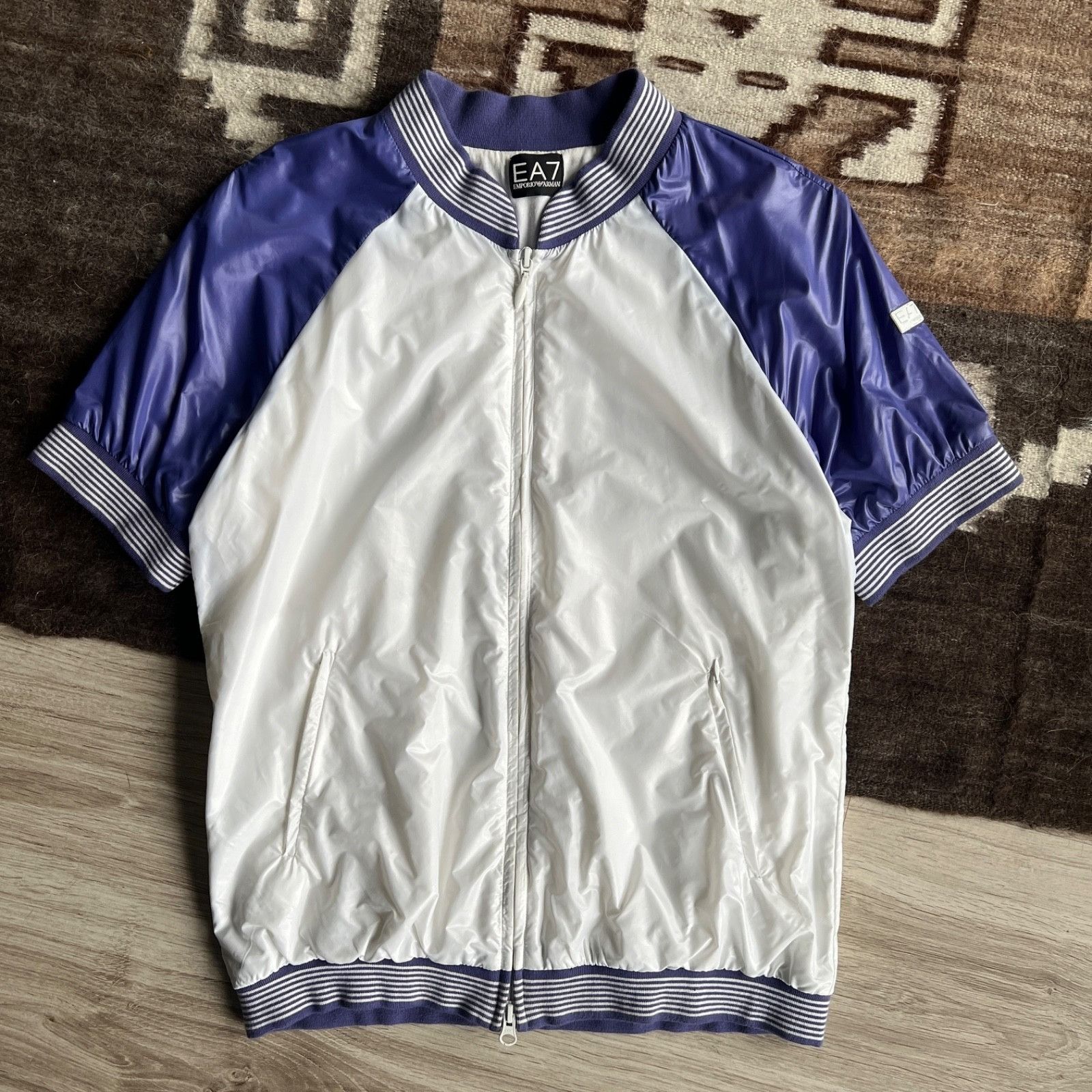Emporio Armani EA7 Emporio Armani Short Sleeve Bomber Sport Jacket 9890AC Size US L / EU 52-54 / 3 - 1 Thumbnail