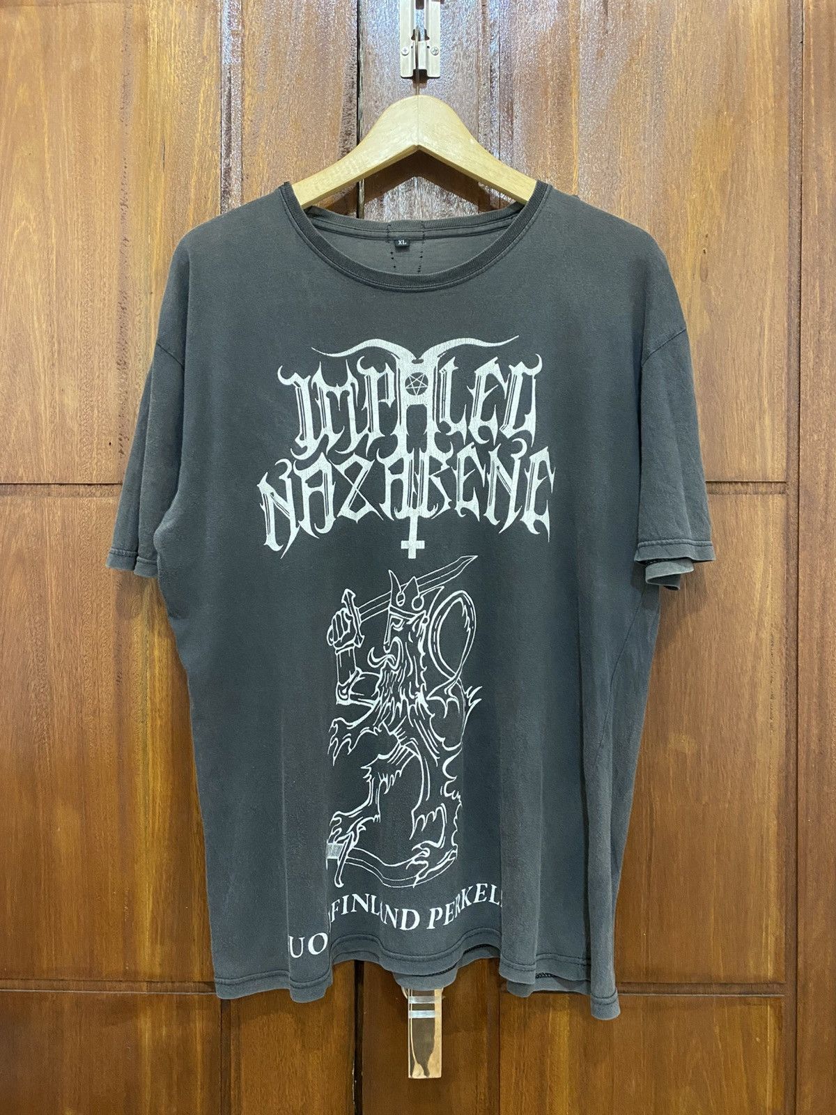 Vintage Vintage Impaled Nazarene Bootleg Euro Tee Size US XL / EU 56 / 4 - 1 Thumbnail