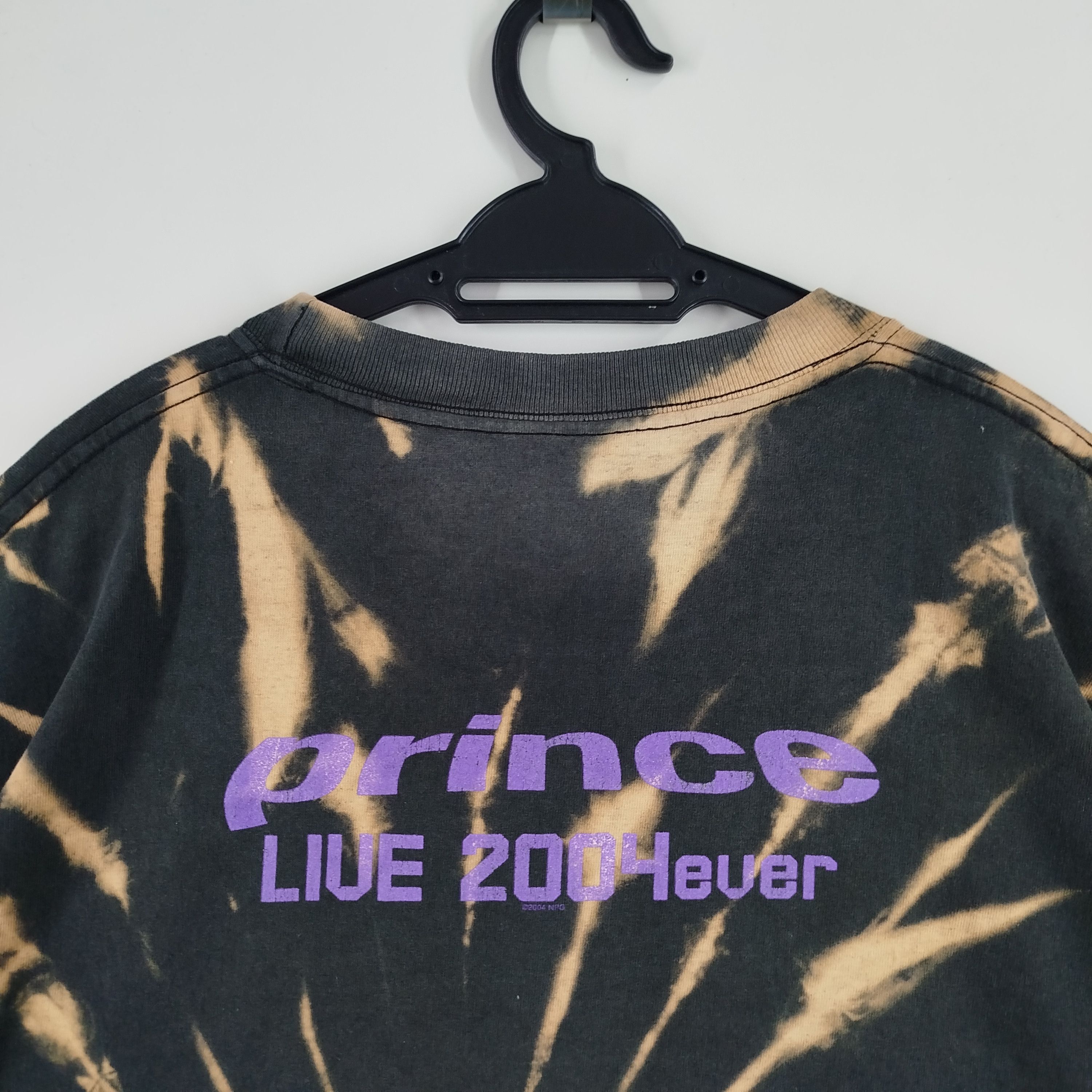 Band Tees × Vintage Vintage Prince Musicology 2004 Copyright Tye Dye Sun Faded Size US XL / EU 56 / 4 - 2 Thumbnail