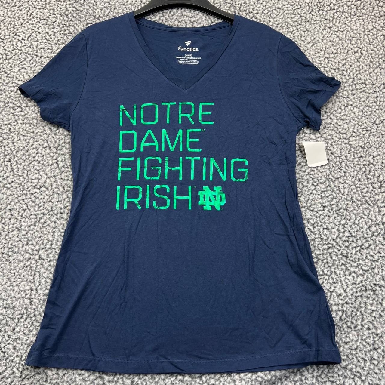 Other Notre Dame Fighting Irish Shirt Women Blue Fanatics New M Size M / US 6-8 / IT 42-44 - 1 Thumbnail