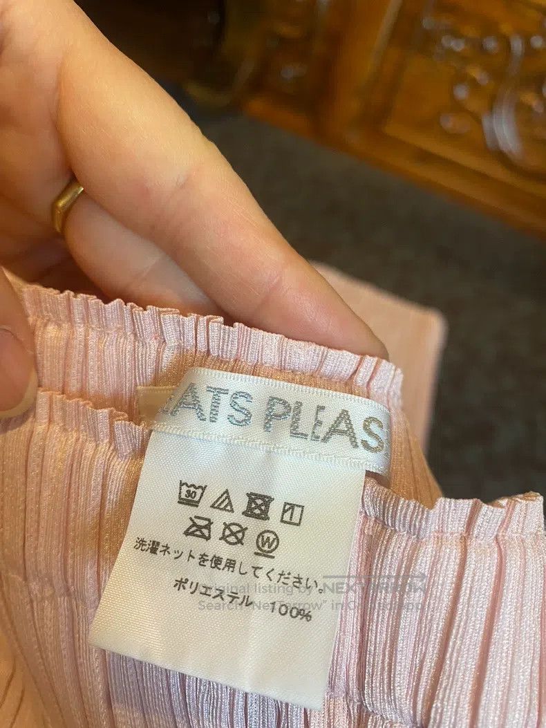 Issey Miyake Issey Miyake Cherry Blossom Pink Trousers Size 25" / US 0 / IT 36 - 1 Thumbnail