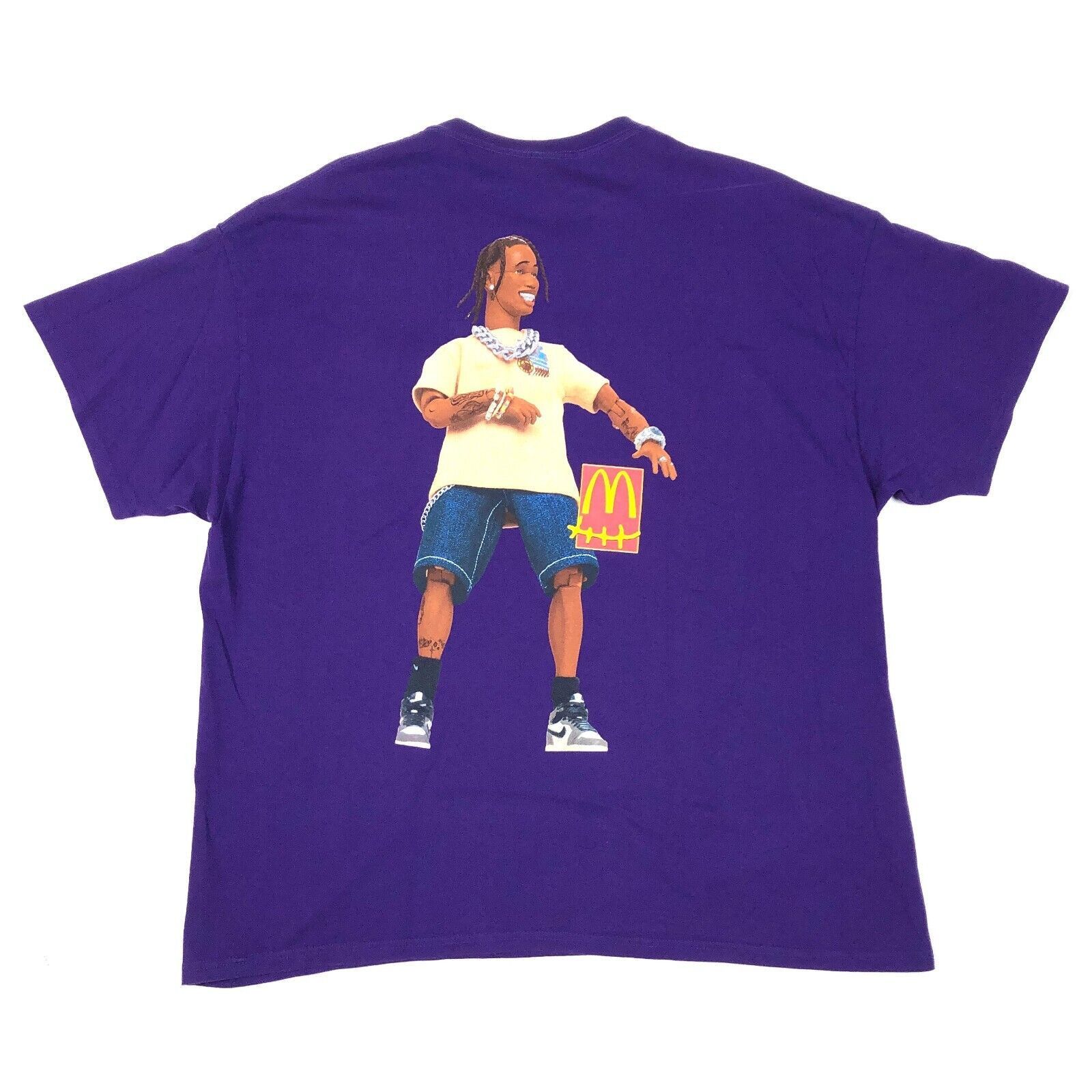 Cactus Plant Flea Market × Travis Scott FW20 Travis Scott McDonald's Action Figure Series II Tee XL Size US XL / EU 56 / 4 - 1 Thumbnail