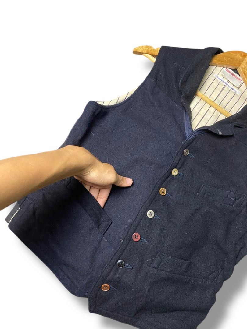 Japanese Brand AREICARNATION Japanese Brand Wool Outerwear Vest (137) Size US M / EU 48-50 / 2 - 3 Thumbnail
