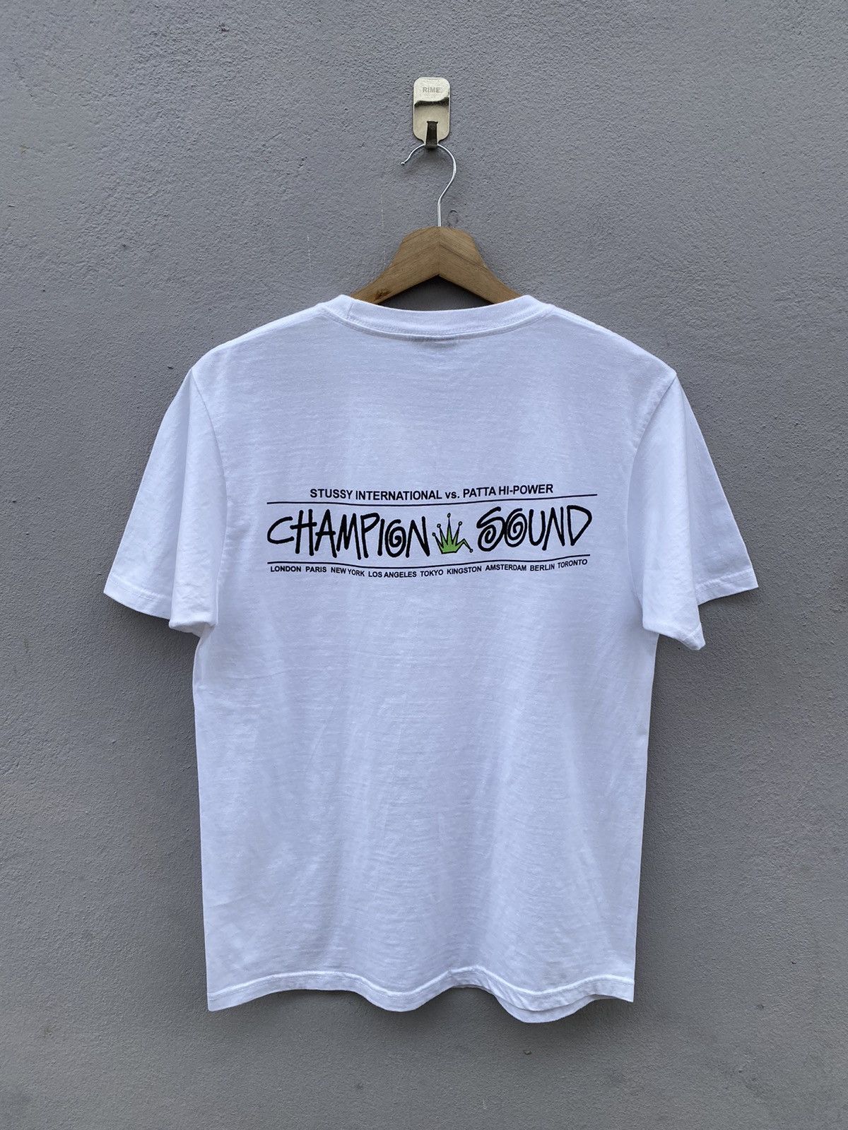 Patta × Stussy STÜSSY x PATTA Collaboration Champion of Sound Tshirt Size US M / EU 48-50 / 2 - 6 Thumbnail