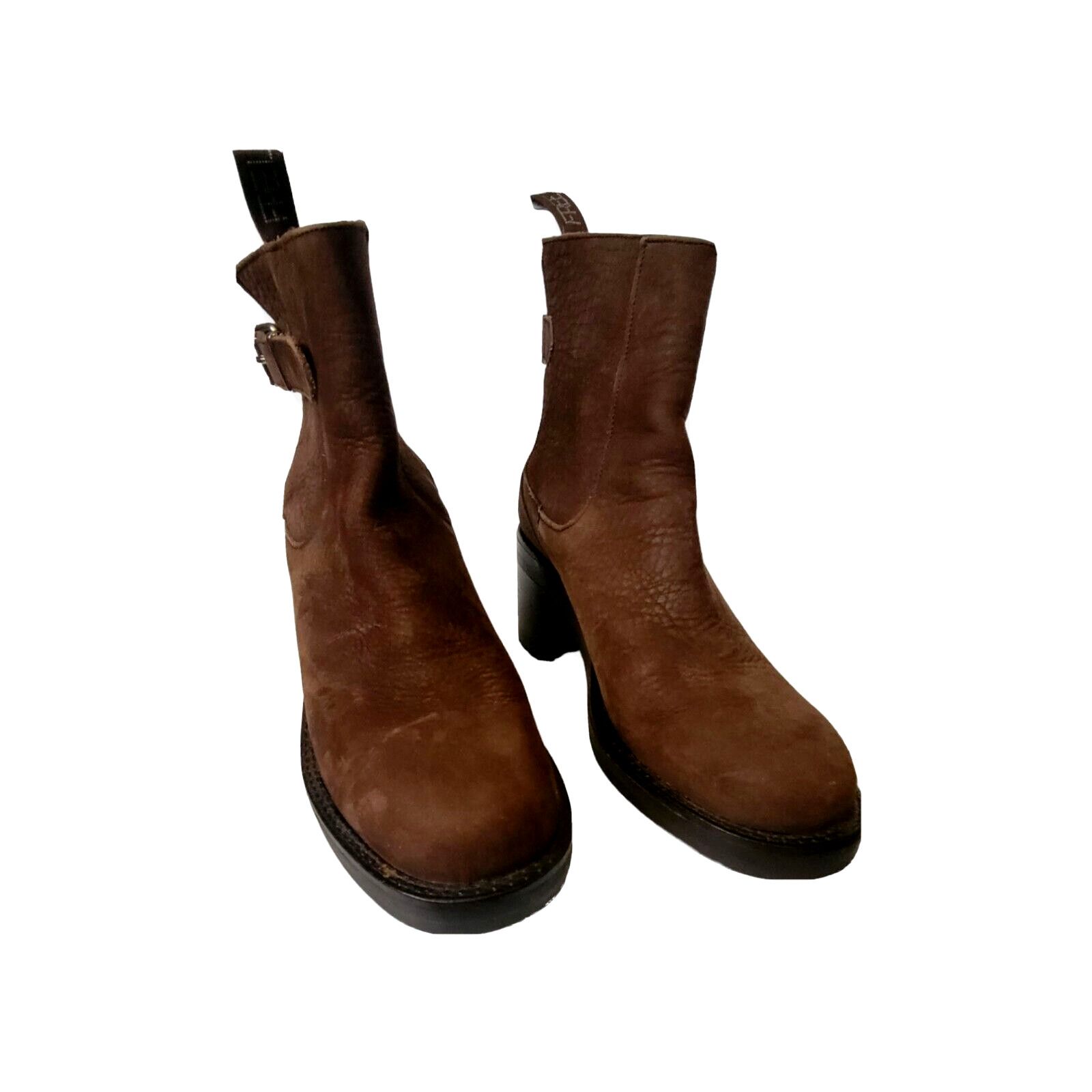 Other Freelance Vintage Leather Women Boots Made France Size EU 38 Size US 7 / IT 37 - 3 Thumbnail