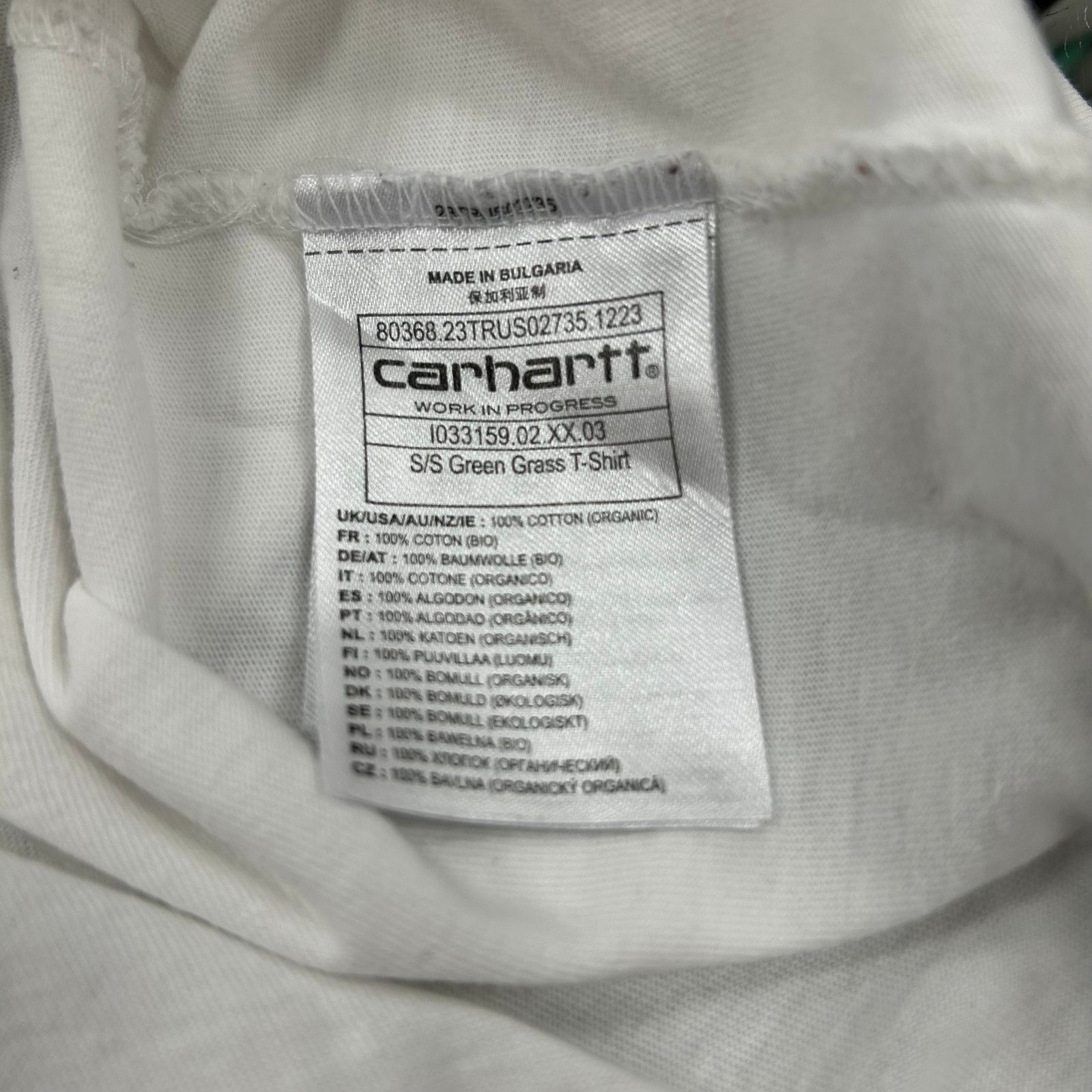 Carhartt Carhartt WIP Green Grass Tee Size Medium M B2 Size US M / EU 48-50 / 2 - 6 Thumbnail