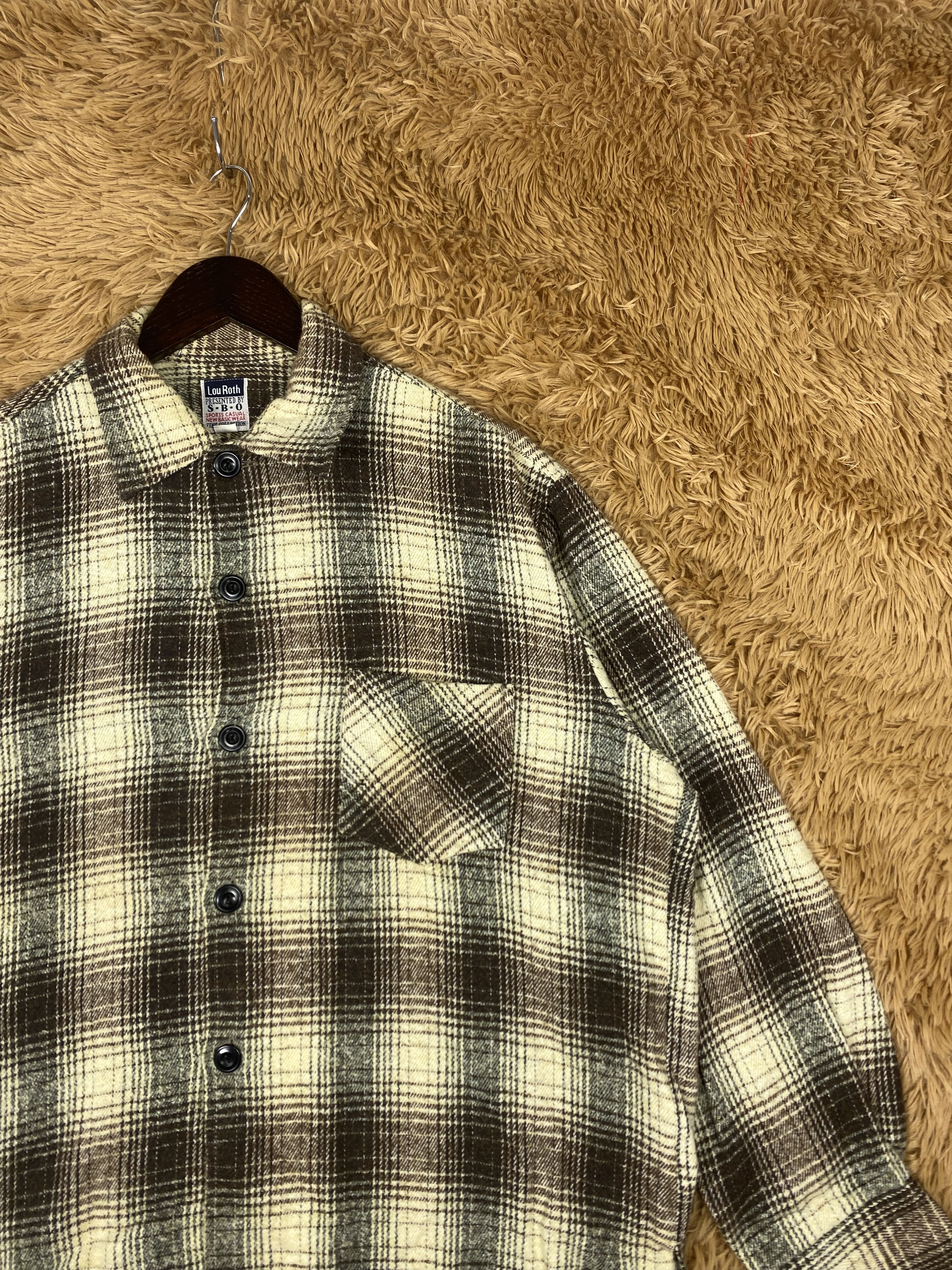 Vintage Vintage Lou Roth Lumberjack Flannel Jacket DJ0829 Size US M / EU 48-50 / 2 - 3 Thumbnail