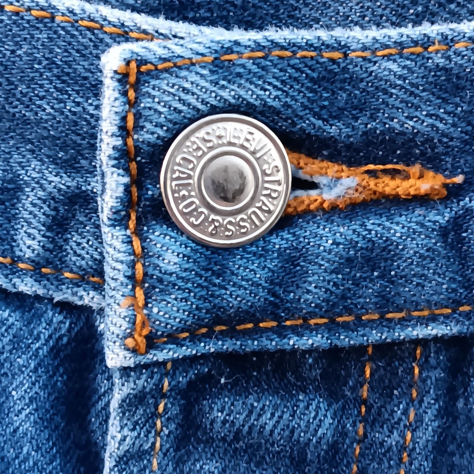 Levi's Levi’s 501 Men’s Jeans Size 38x30 Straight Leg Blue Denim Size US 38 / EU 54 - 2 Thumbnail