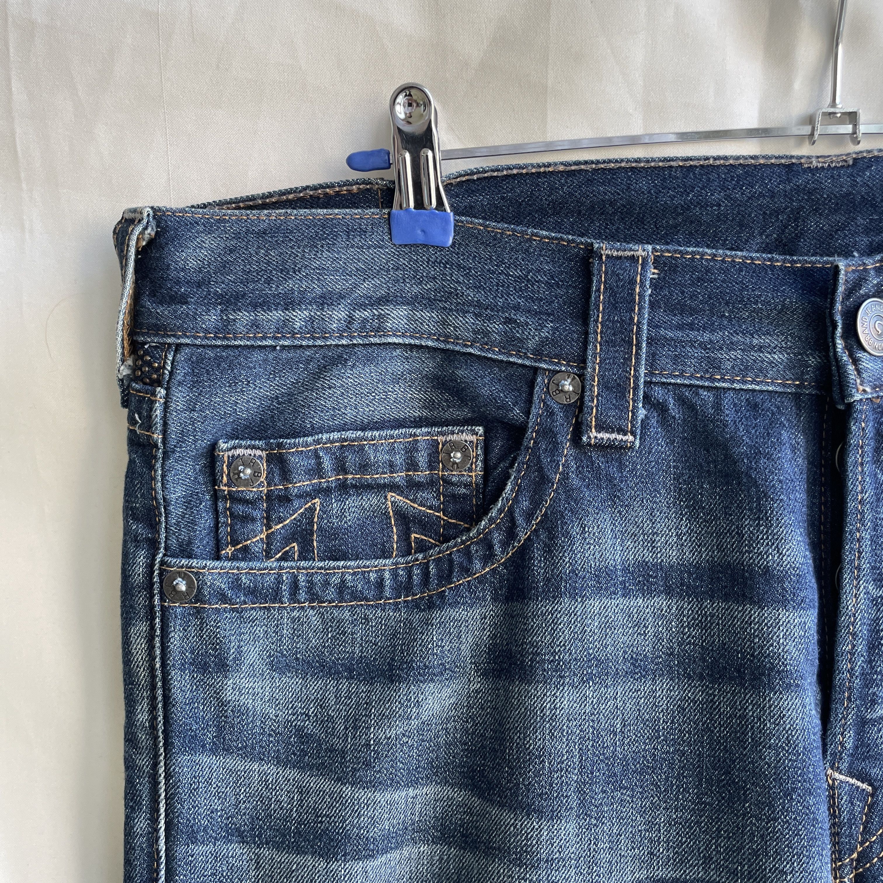 True Religion True Religion Made in USA Rocco Relaxed Skinny Denim Size 36 Size US 36 / EU 52 - 6 Thumbnail