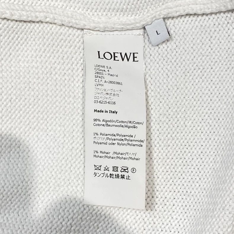 Loewe LOEWE Cable knit sweater with tassel logo Size L / US 10 / IT 46 - 5 Thumbnail