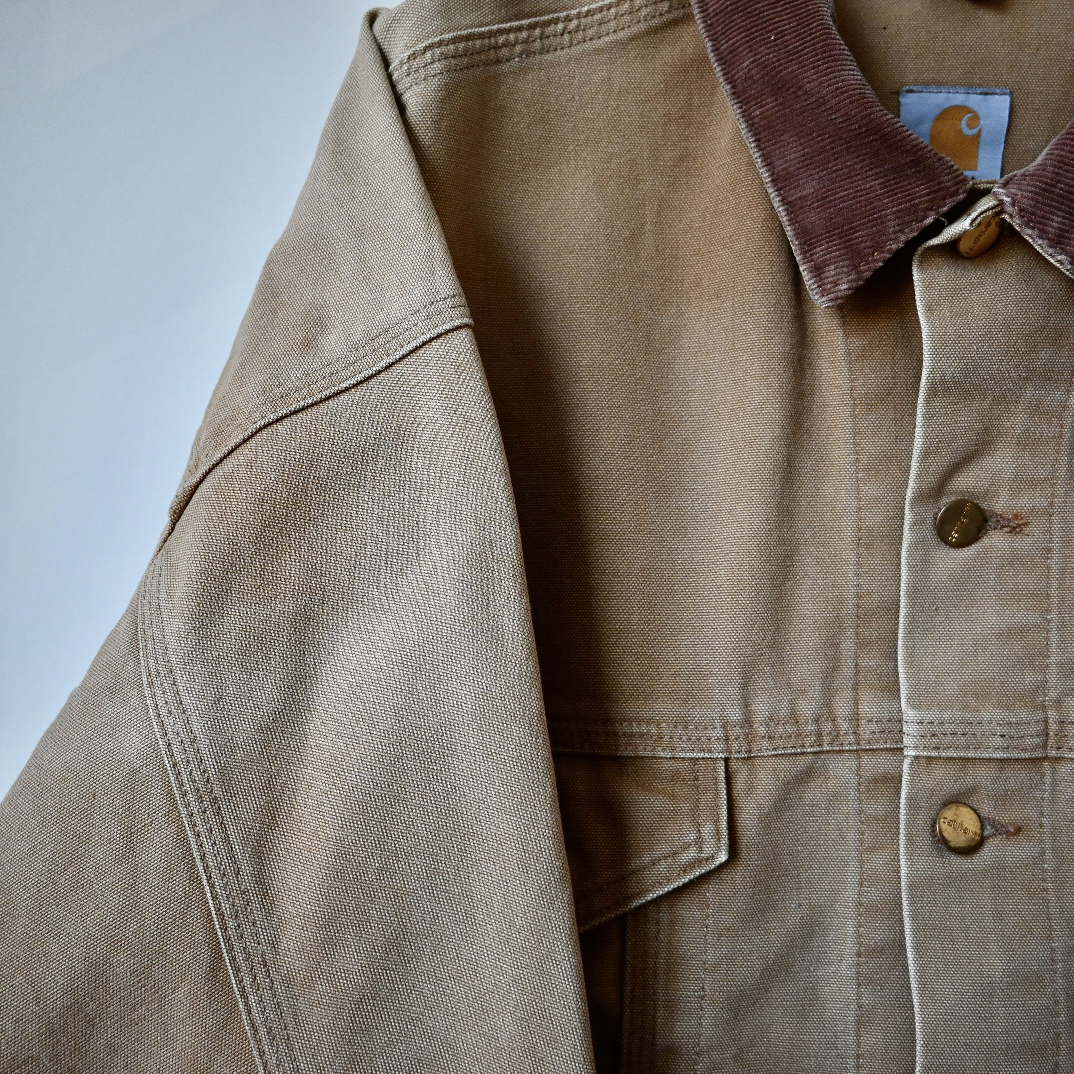 Carhartt VTG 1990s Carhartt Trucker Jacket, brown duck, made in USA Size US XXL / EU 58 / 5 - 10 Thumbnail