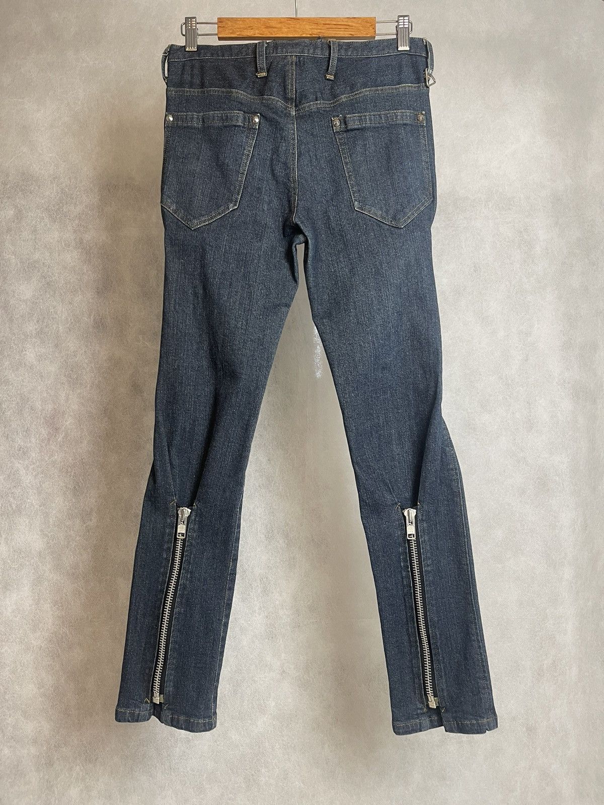 Japanese Brand 2015 Milkboy multi zip denim pants Size US 31 - 9 Thumbnail