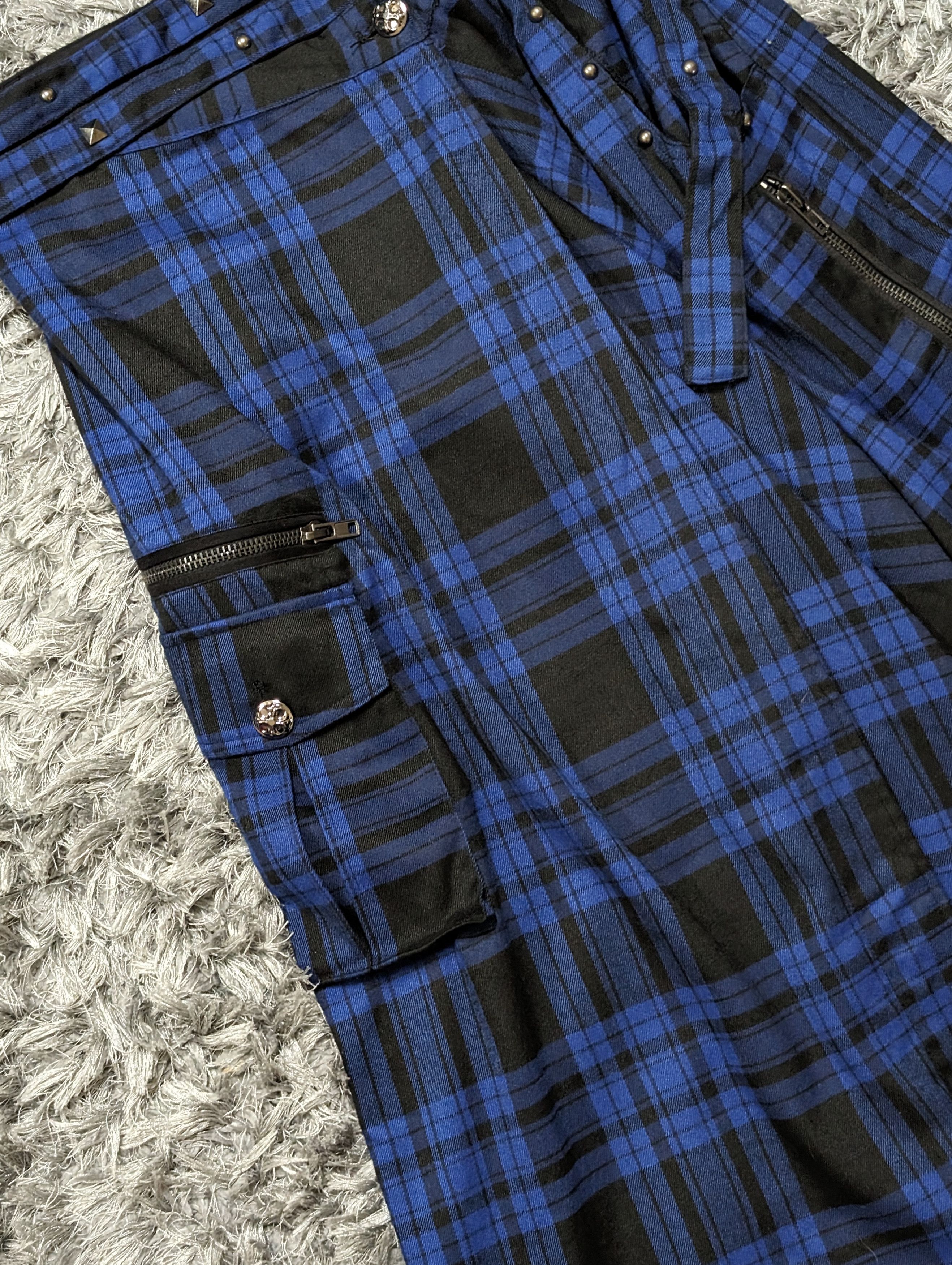 Japanese Brand × Seditionaries Vintage Sex Pot Revenge Punk Drawstring Wide Leg Tartan Pant Size US 30 / EU 46 - 8 Thumbnail