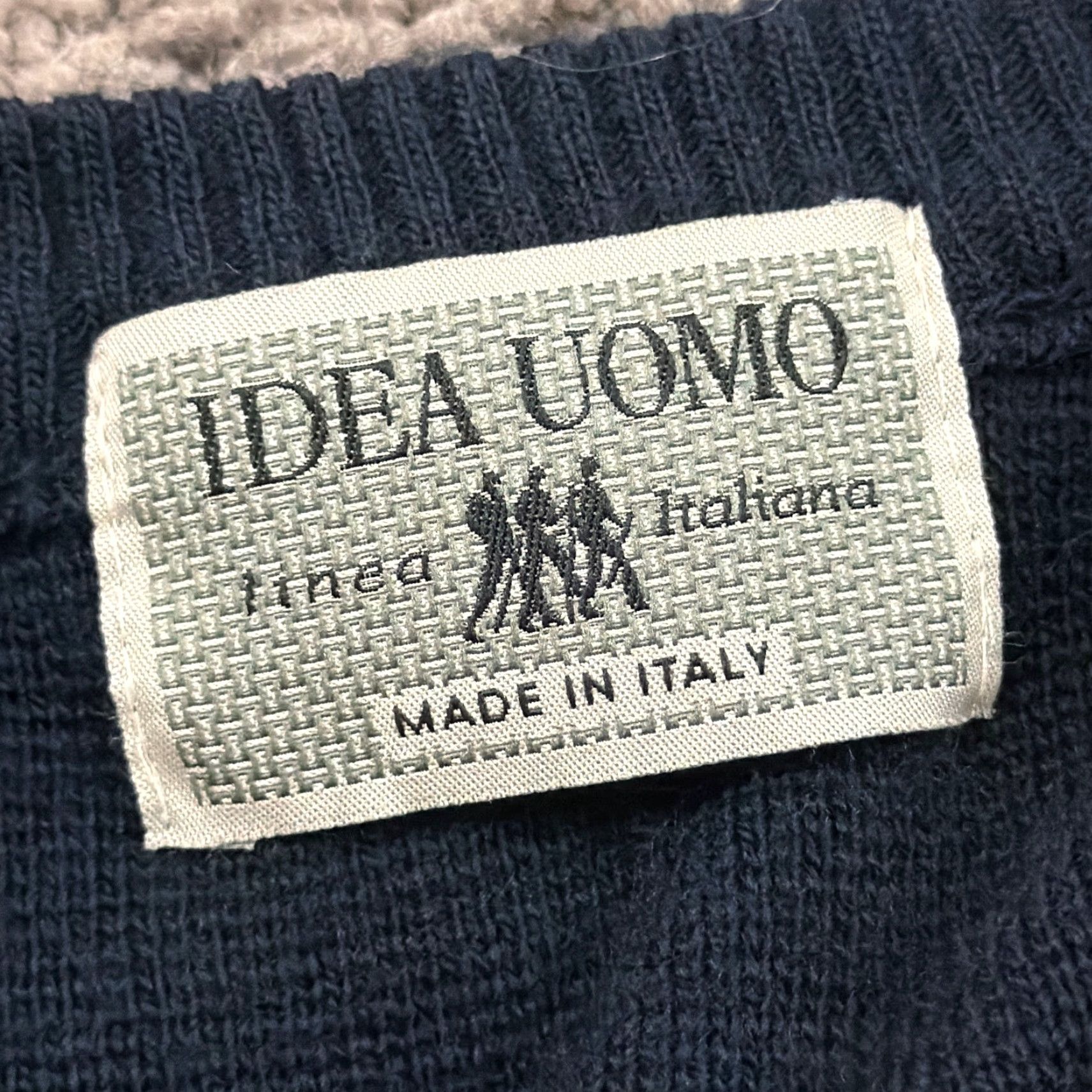 IDEA Idea Uomo Sweater Vest Mens M Blue Wool Argyle V Neck Pullover Made in italy Size US M / EU 48-50 / 2 - 7 Thumbnail