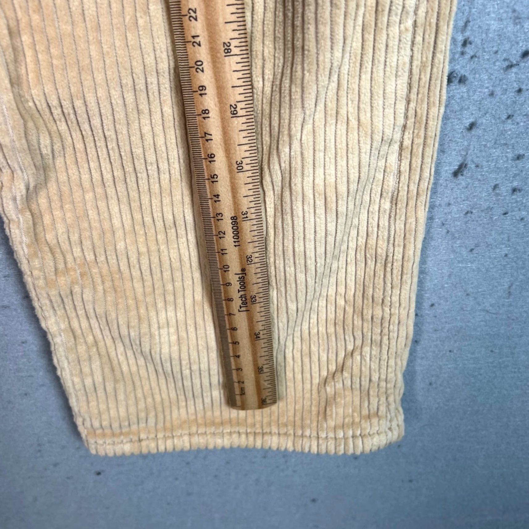 Levi's Levis Beige Ribcage Corduroy Straight Ankle Pants Womens Size 26 Cotton Size 26" / US 2 / IT 38 - 7 Thumbnail
