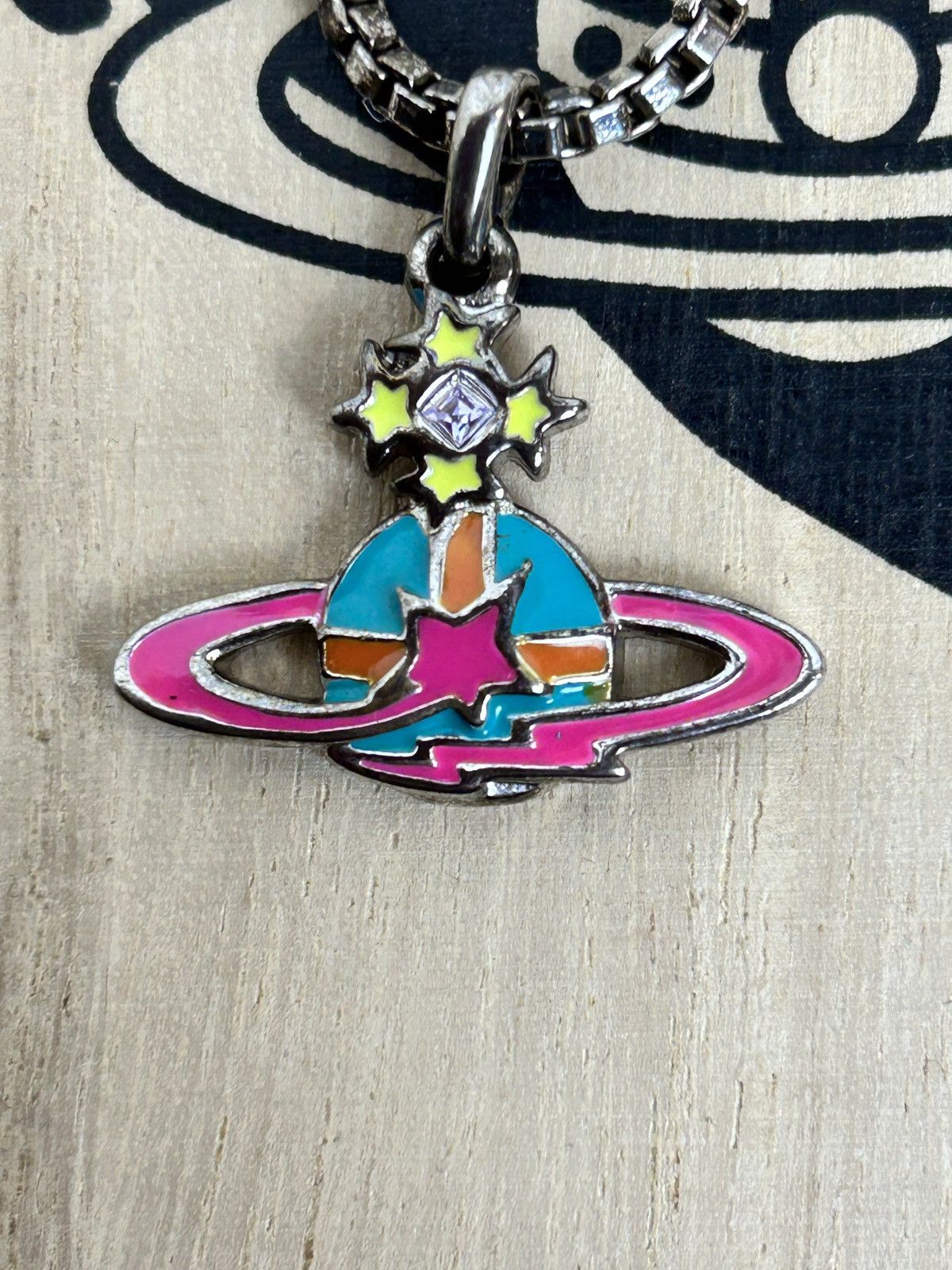 Vivienne Westwood Vintage Vivienne Westwood Shooting Star Galaxy Orb Necklace Size ONE SIZE - 1 Thumbnail