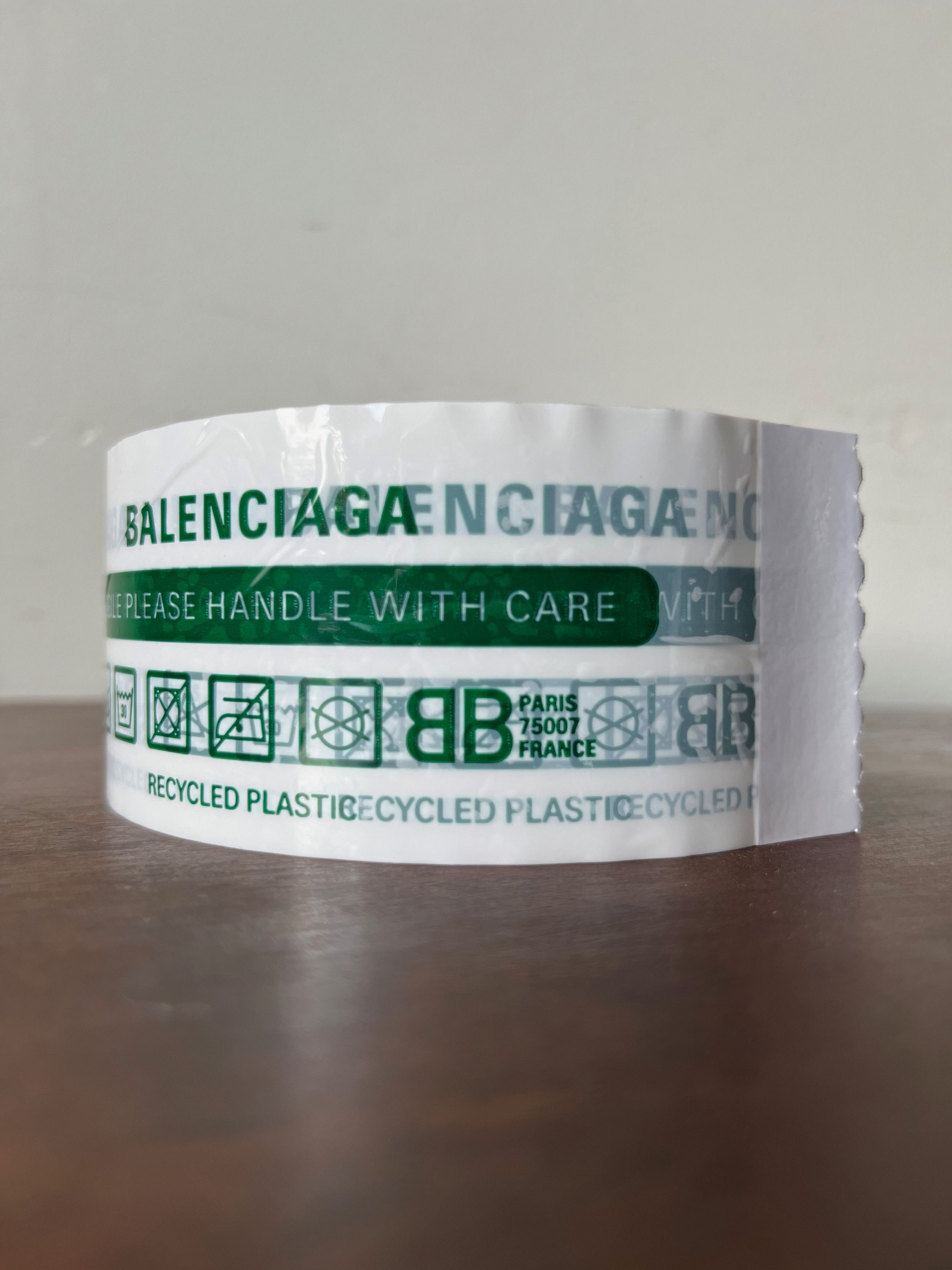 Balenciaga Balenciaga FW22 white/green packing tape object Size ONE SIZE - 1 Thumbnail
