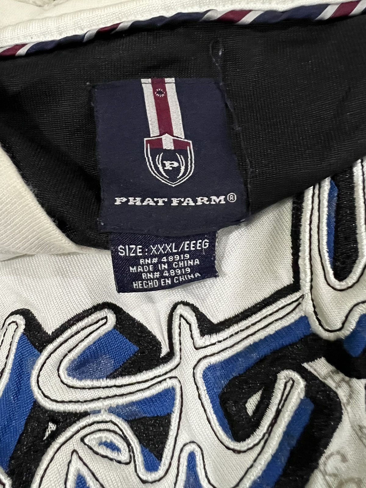 Damani Dada Y2K Phat Farm Classic Flava Baggy Oversized Hiphop Jersey Size US XXL / EU 58 / 5 - 7 Thumbnail