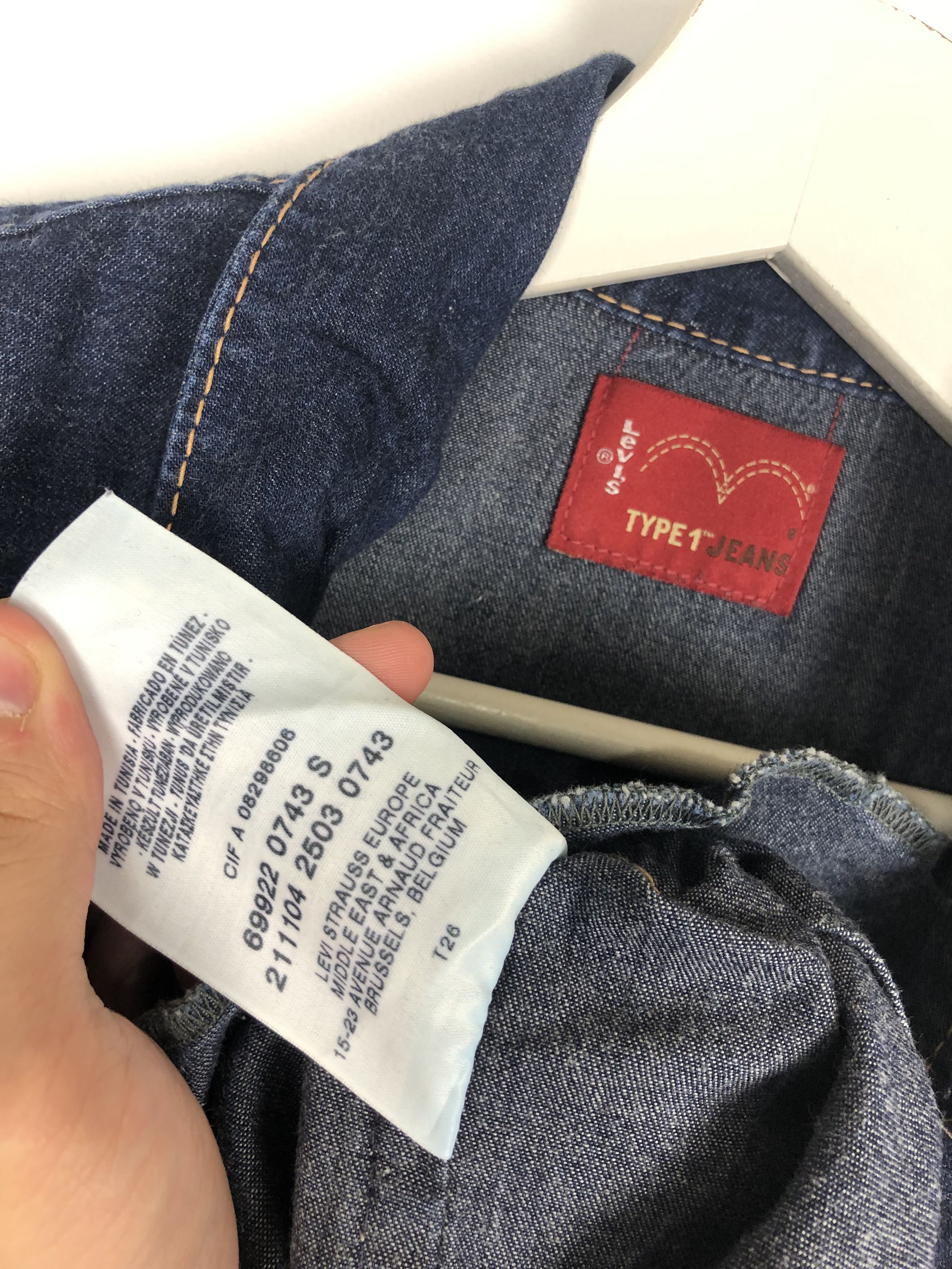 Japanese Brand Levis Type 1 Jeans Denim Shirt Blue size S Size S / US 4 / IT 40 - 9 Thumbnail