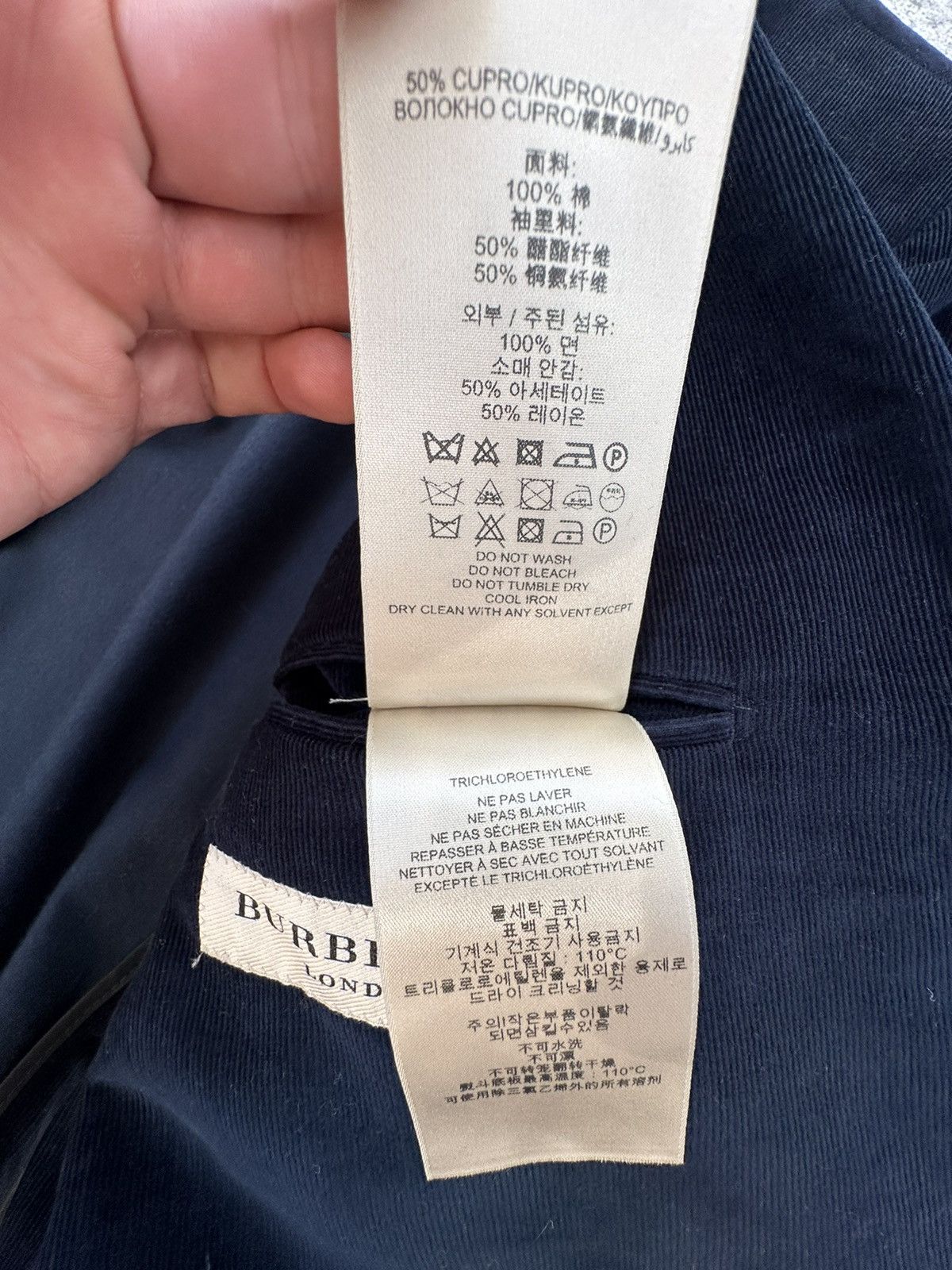 Burberry RRP890€ BURBERRY CORDUROY JACKET BLAZER Size 52R - 10 Thumbnail