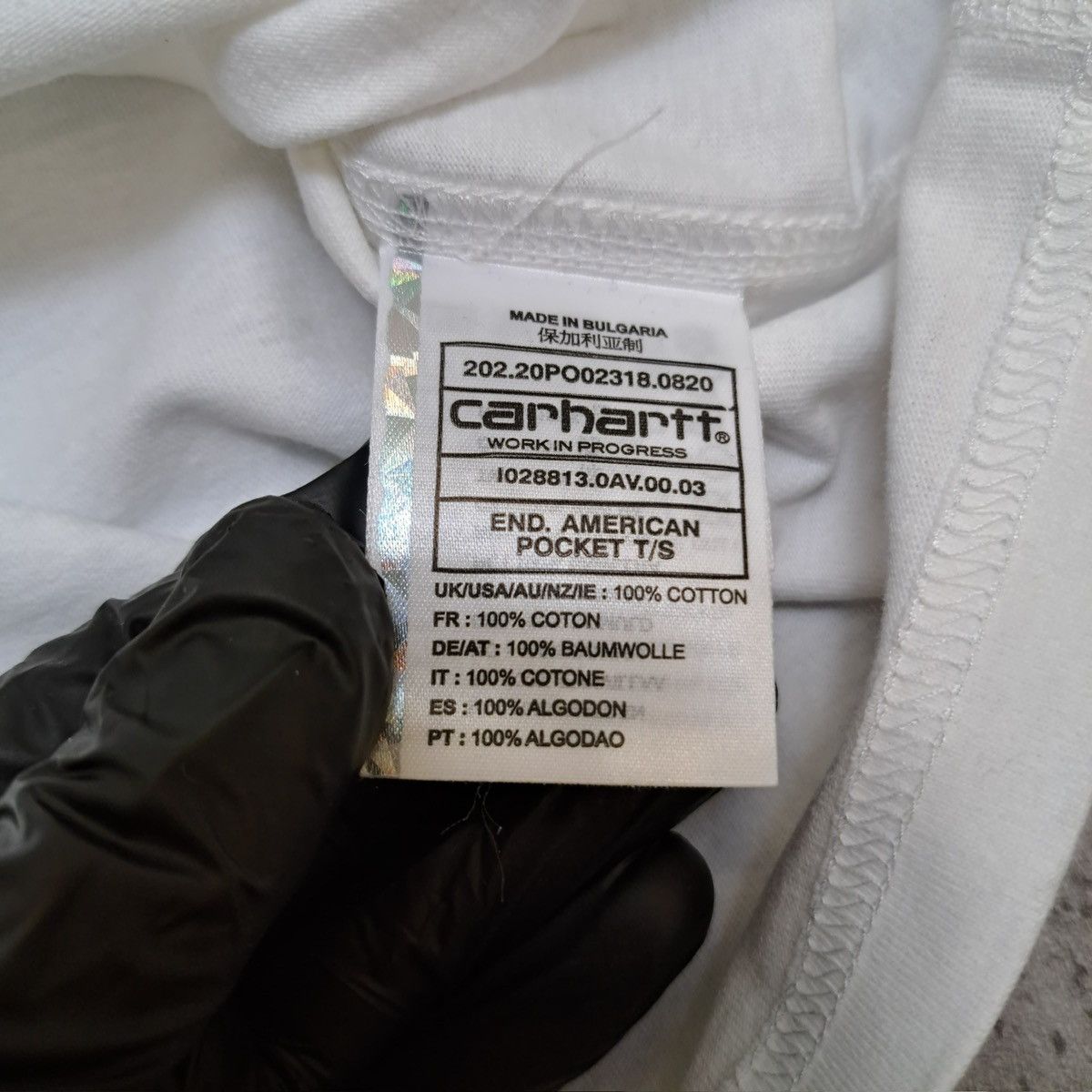 Carhartt Wip × END. Carhartt WIP x END T-Shirt American Crewneck w/ Pocket NWT Size US L / EU 52-54 / 3 - 16 Thumbnail