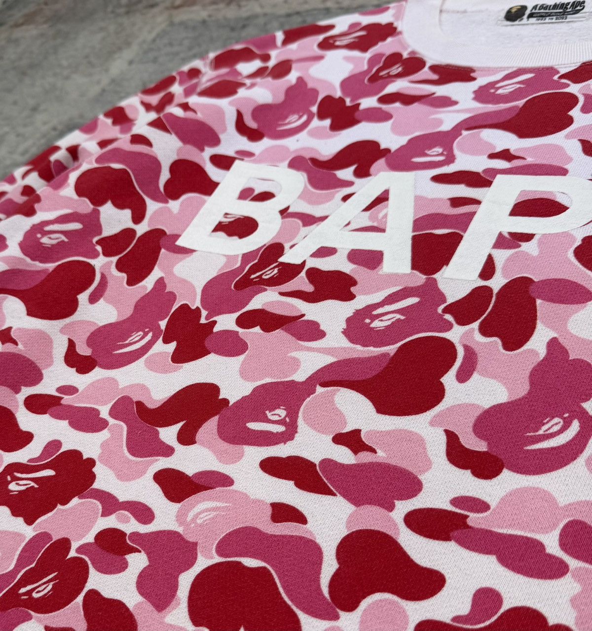 Bape BAPE ABC Camo Crewneck Pink Mens Size US L / EU 52-54 / 3 - 3 Thumbnail