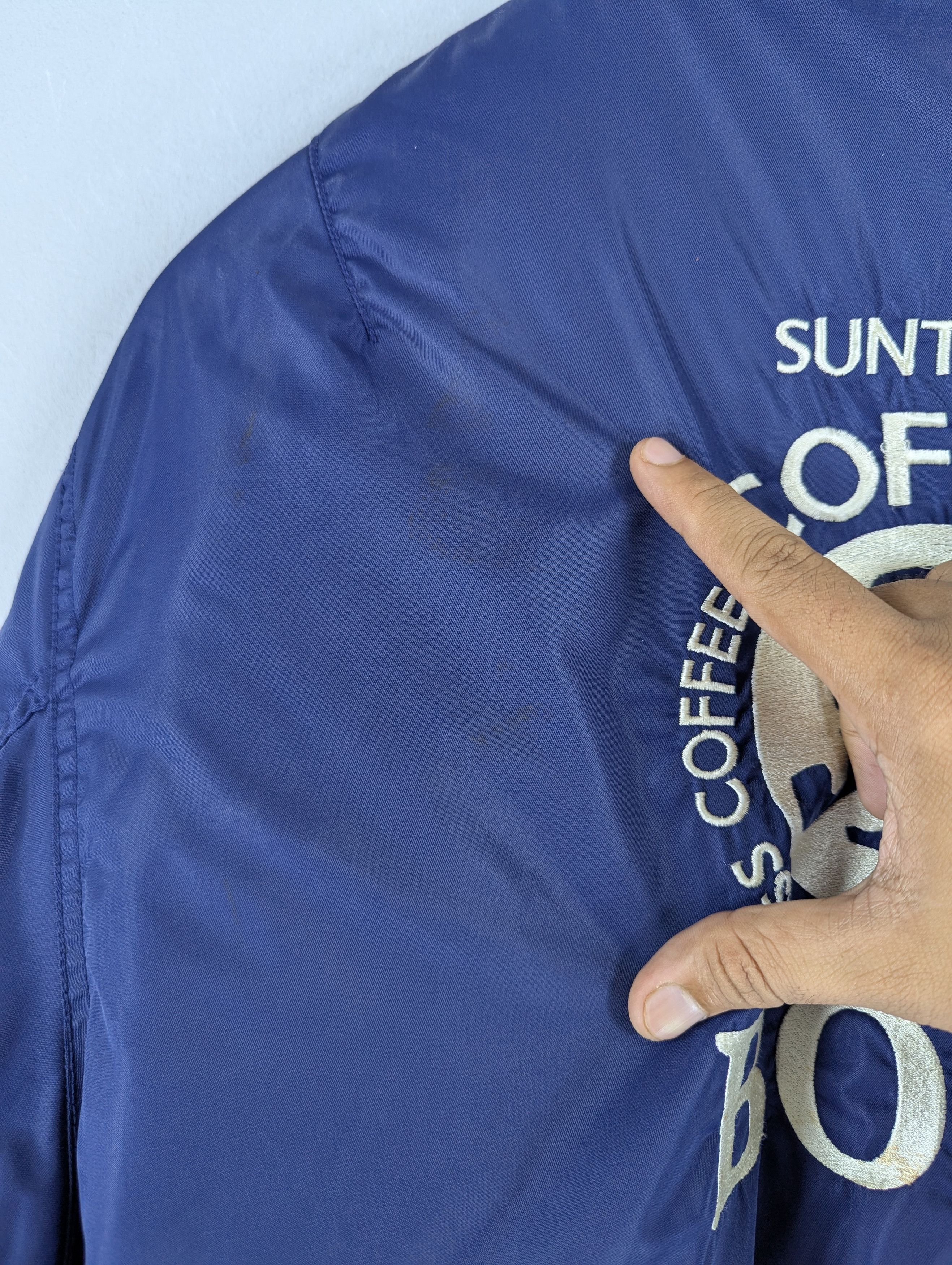 Japanese Brand Vintage 90s Suntory Coffee Boss Bomber Flight Jacket Size US L / EU 52-54 / 3 - 16 Thumbnail