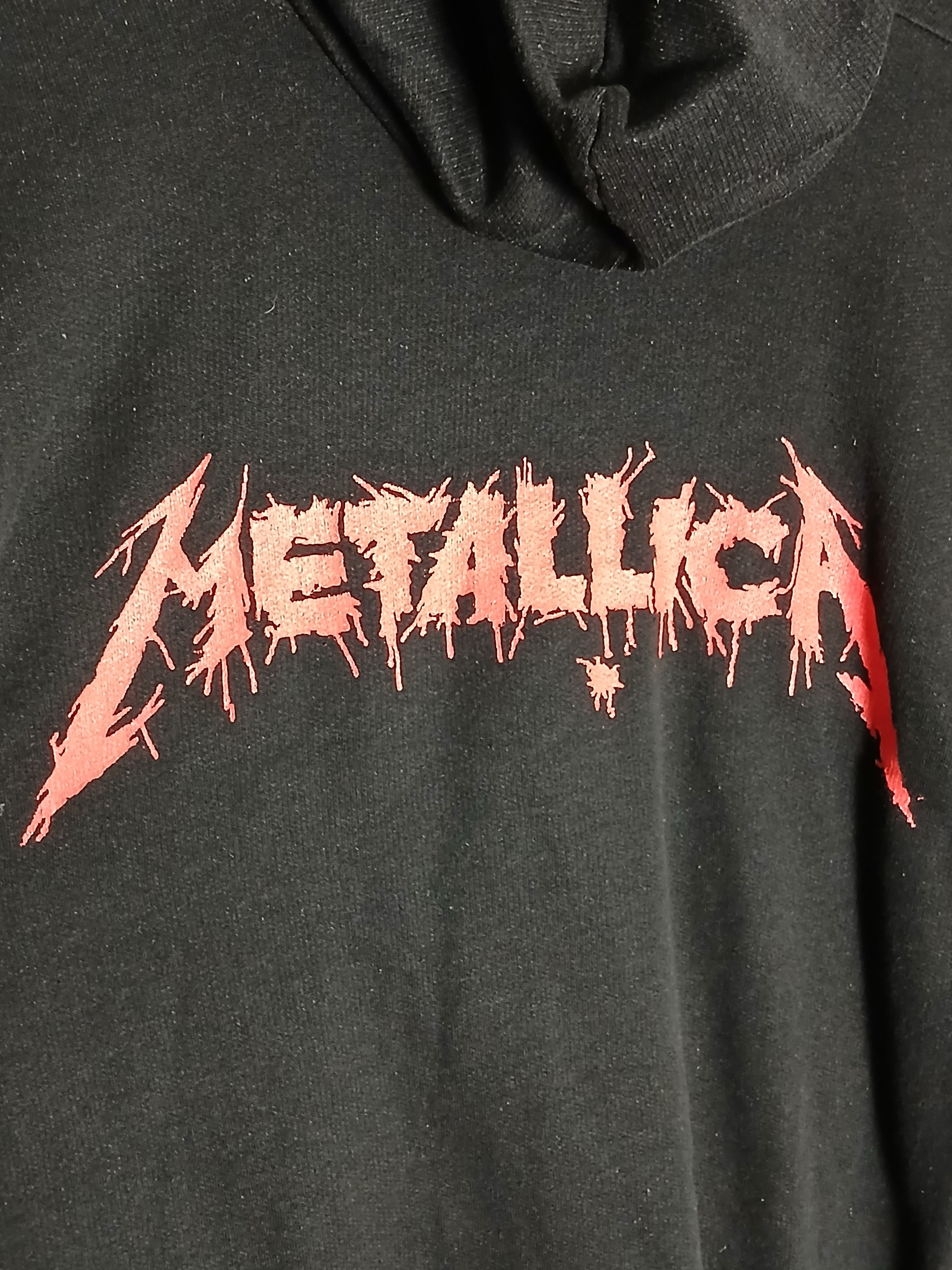 Band Tees × Metallica × Vintage Vintage Metallica Single Stitch Hoodie Size US XL / EU 56 / 4 - 4 Thumbnail