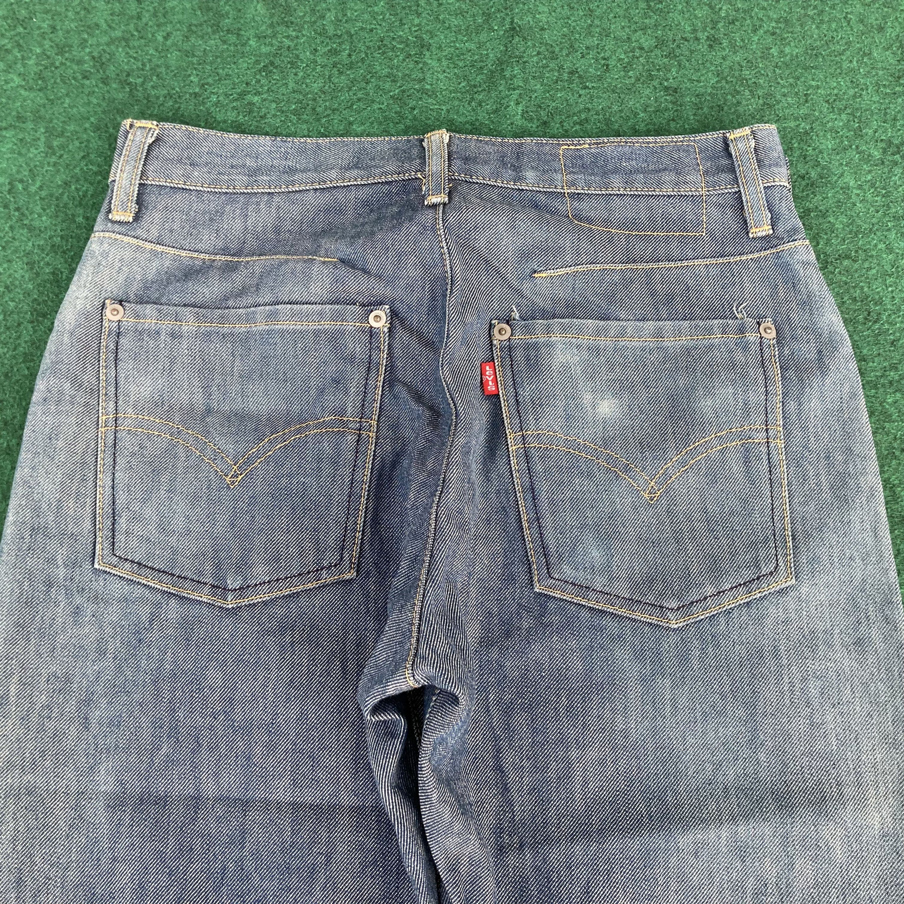 Levi's × Vintage 29x30 Vtg Levis Engineered Regular Faded Kimura Jeans Size US 29 - 10 Thumbnail
