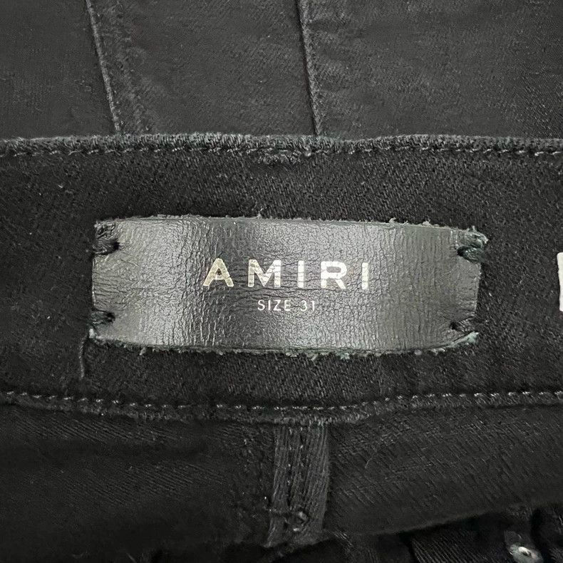 Amiri Amiri black slim fit jeans Size US 31 - 3 Thumbnail