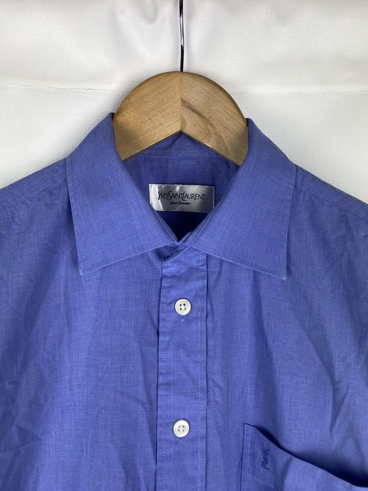 Yves Saint Laurent Yves Saint Lauren YSL men’s long sleeve button up shirt Size US L / EU 52-54 / 3 - 10 Thumbnail