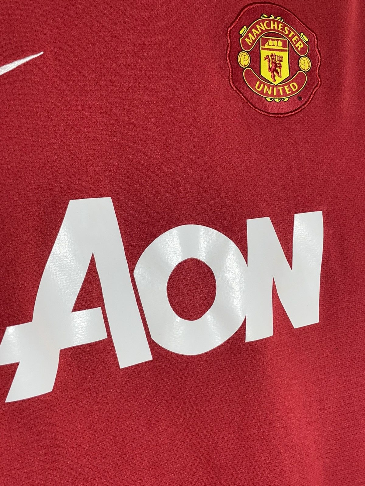 Nike Nike Manchester United 2009/10 Nike Y2k Football Shirt Size US L / EU 52-54 / 3 - 6 Thumbnail