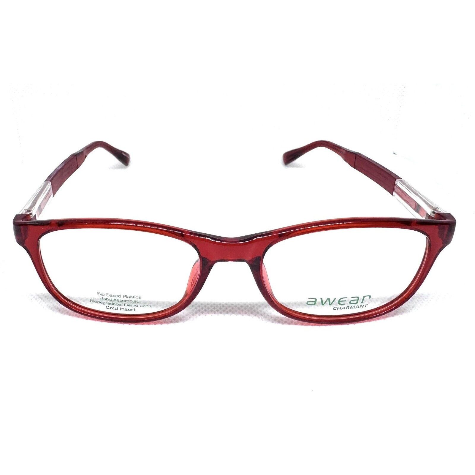 Other AWEAR CHARMANT CC3703 RED CLEAR FLEX COOLEYEGLASSES Size ONE SIZE - 2 Thumbnail