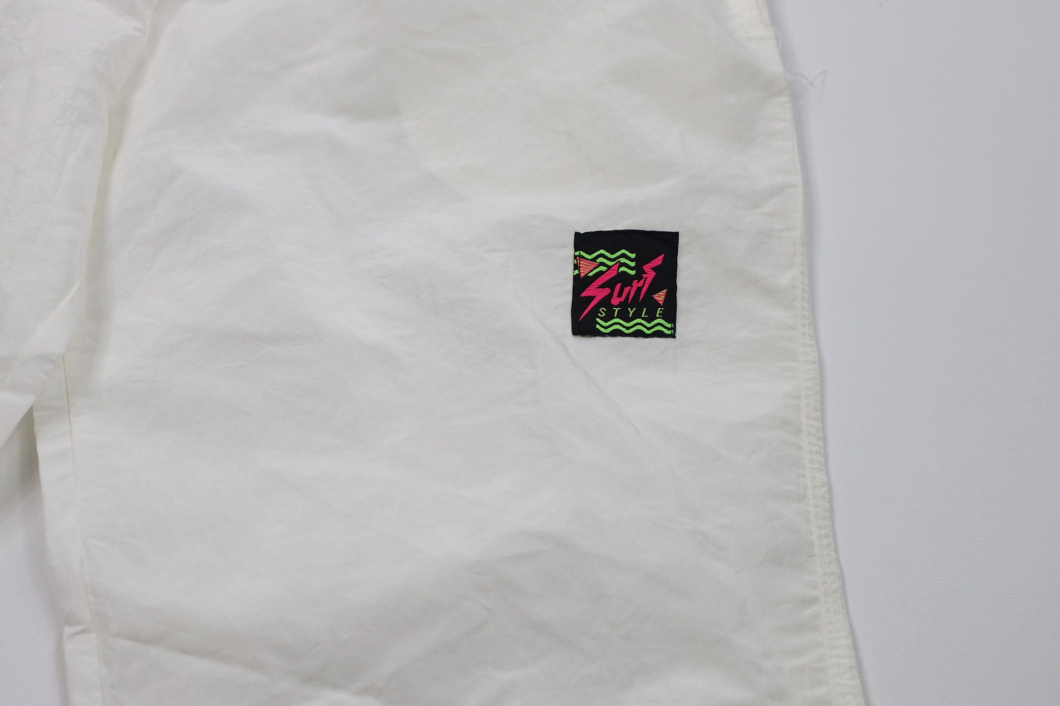 Vintage Vintage 90s Surf Style Windbreaker Joggers Pants White USA Size US 32 / EU 48 - 7 Thumbnail