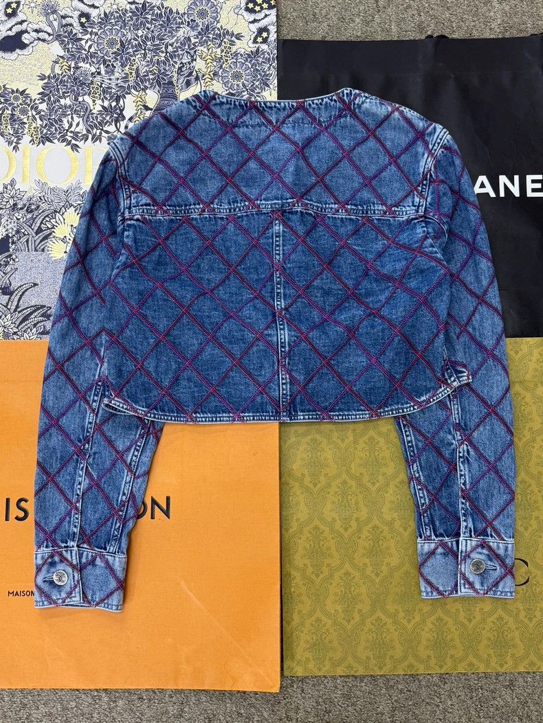 Chanel Chanel 22M Limited Coco Beach Blue and Red Diamond Denim J Size XS / US 0-2 / IT 36-38 - 3 Thumbnail