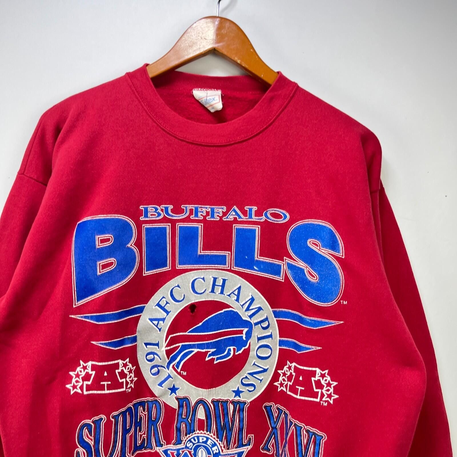 Champion Vintage 1991 Buffalo Bills Super Bowl XXVI Sweatshirt XL Size ONE SIZE - 2 Thumbnail