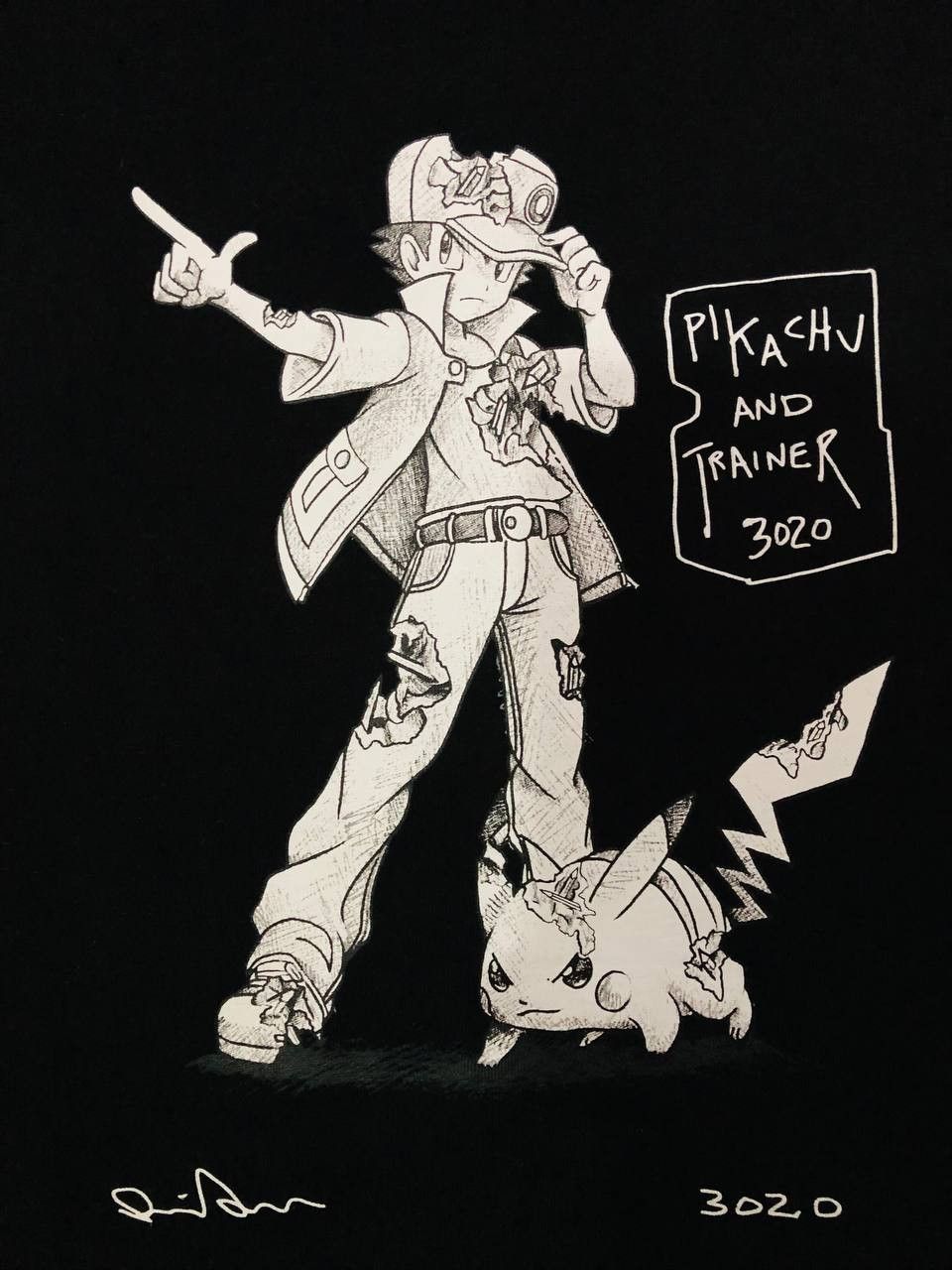 Japanese Brand Combo Mewtwo & Pikachu Pokemon x Uniqlo (2pcs shirt L Size) Size US L / EU 52-54 / 3 - 15 Thumbnail