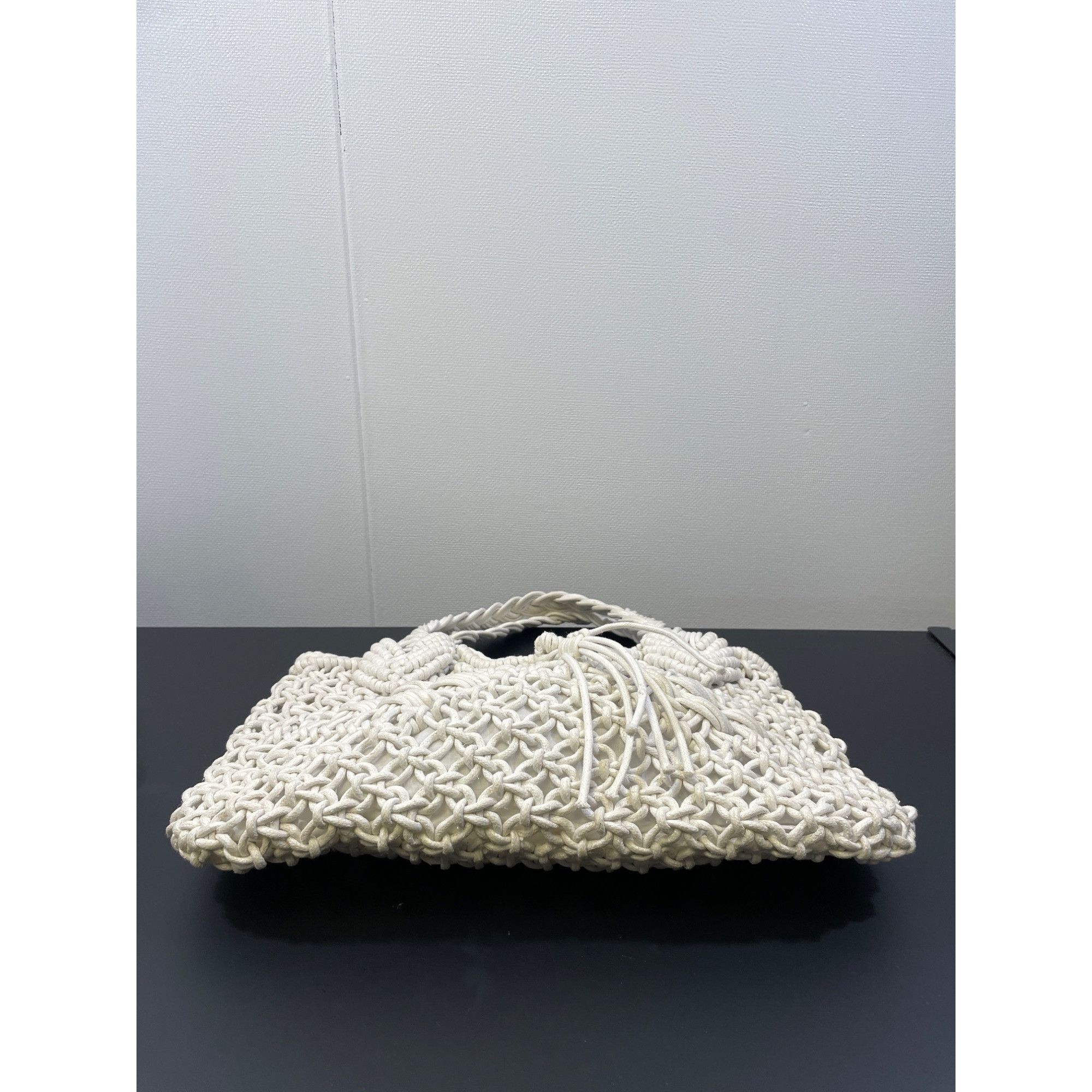 Other Women's Handmade Macrame/Crochet White Hand bag SKU 4278 Size ONE SIZE - 5 Thumbnail