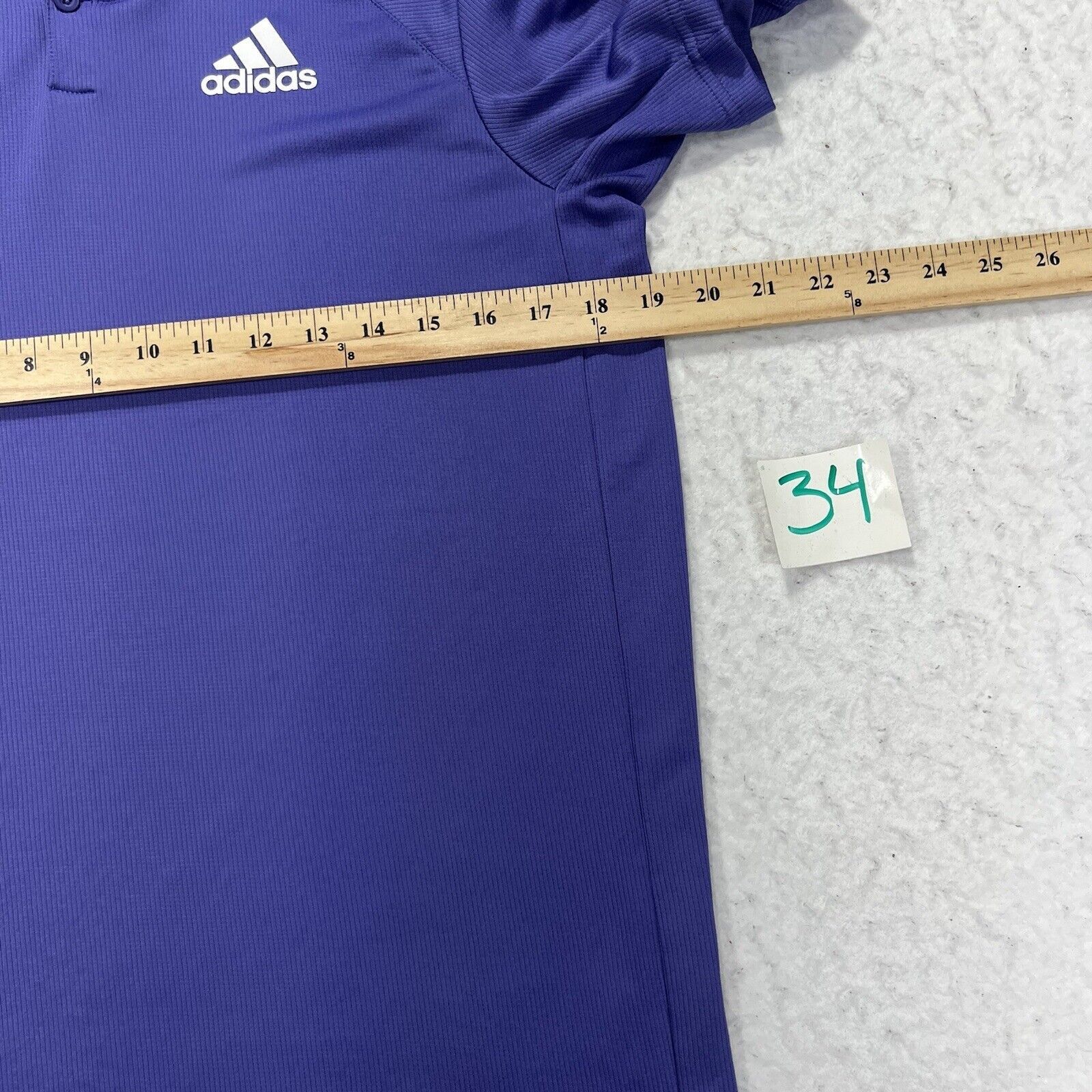 Adidas Adidas Small PrimeGreen AeroReady Purple Athletic Polo Size US S / EU 44-46 / 1 - 7 Thumbnail