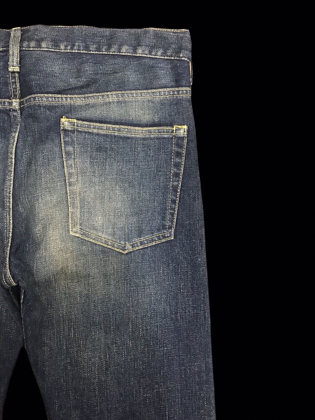 Japanese Brand 💥BIKER DENIM💥14Oz 666 SLIM SELVEDGE BIKER DENIM F329 Size US 32 / EU 48 - 11 Thumbnail